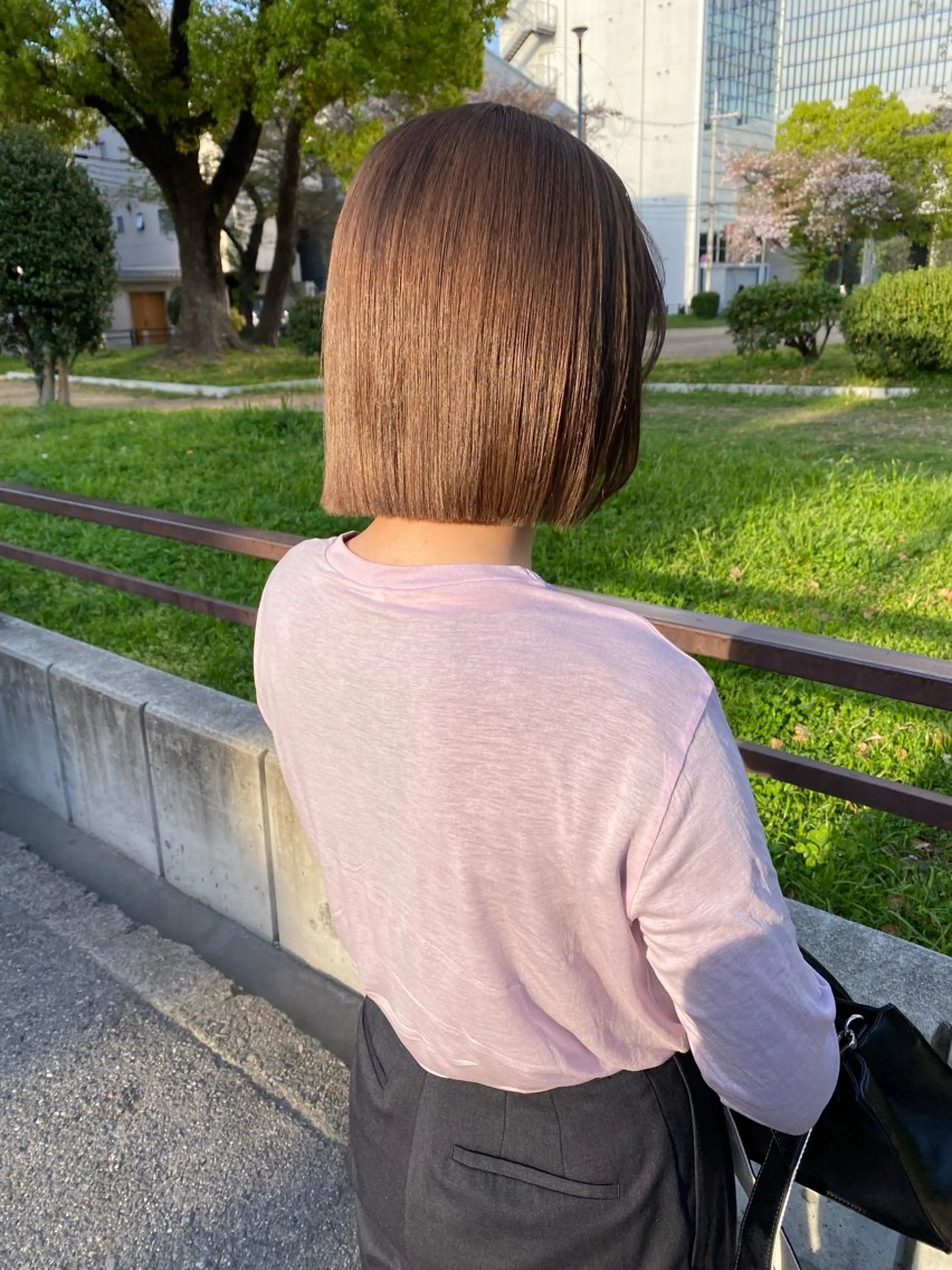 ハナ🌼 梅田/ボブ/パーマのヘアスタイル