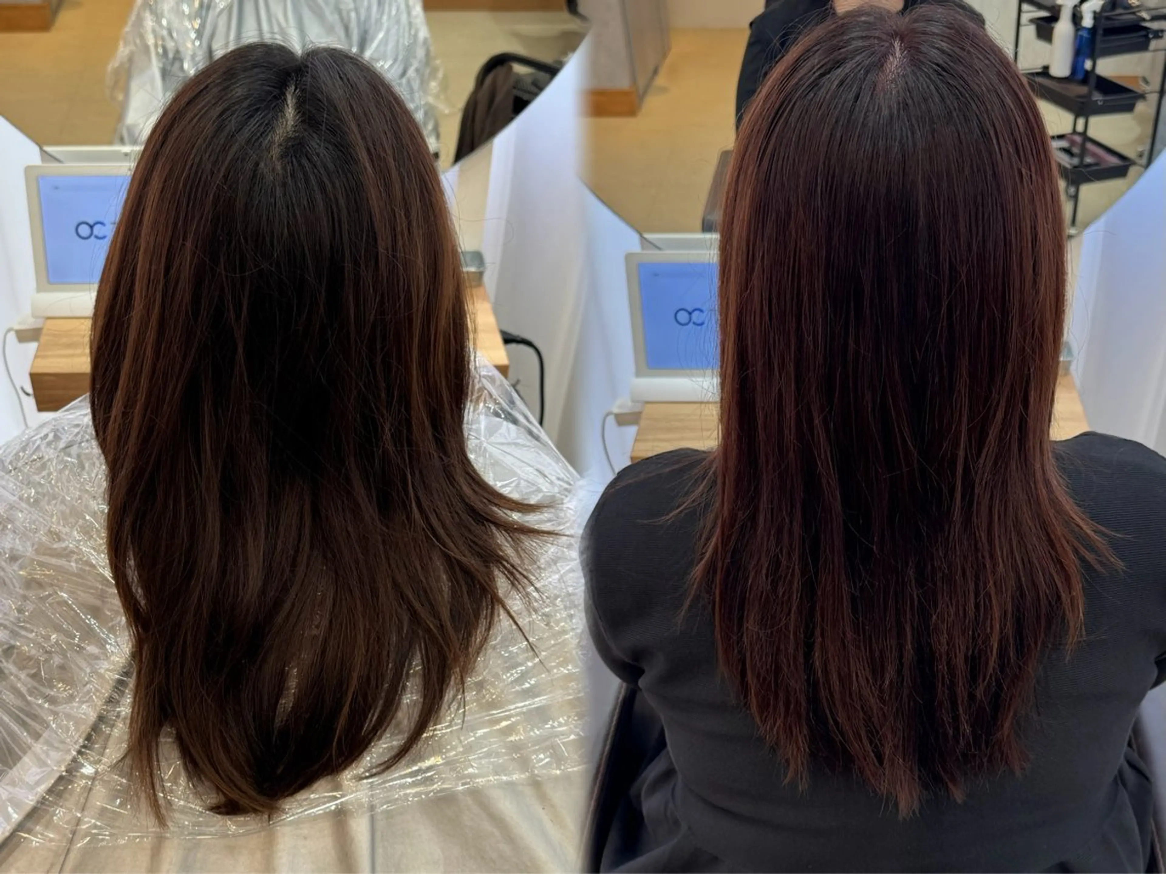 セミロング Agu hair 粉河のヘアスタイル