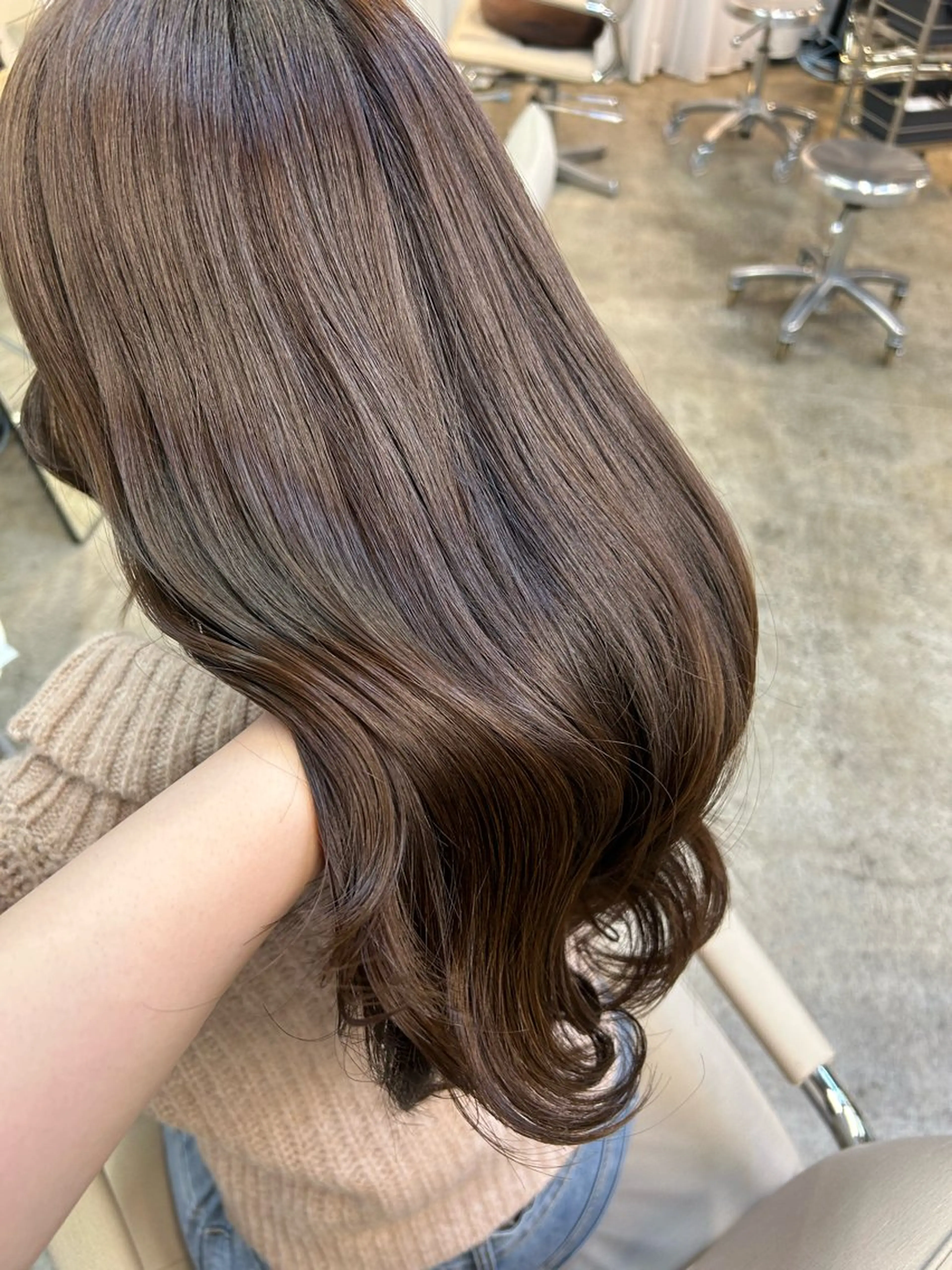 ショート カラー ヘアカラー ANLY.meijijingumae所属・暗髪カラー/ 透明感カラー/真菜のヘアスタイル