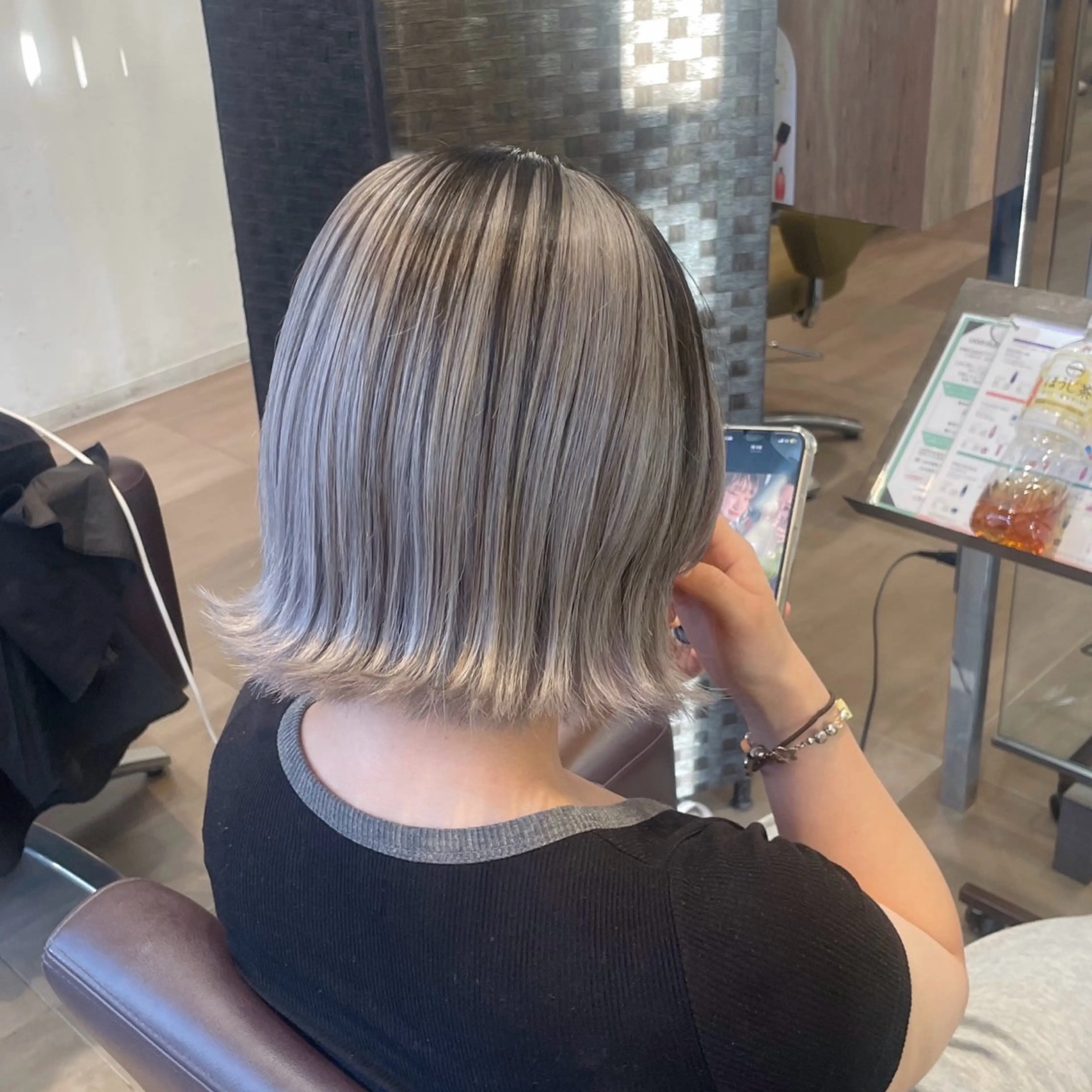 ショート カラー 透明感カラー 【braceあべの】 MAYU👾💘のヘアスタイル