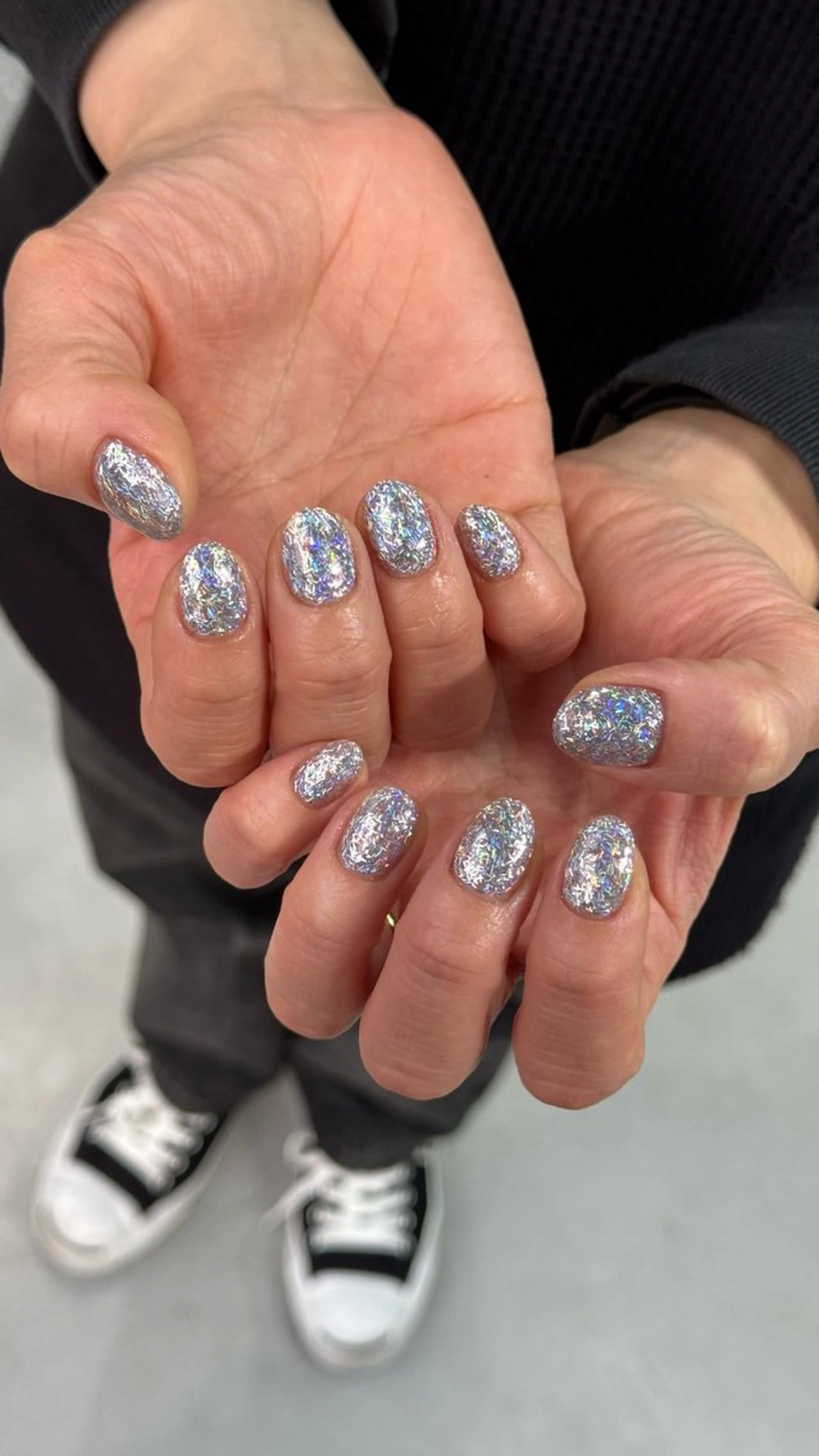 ネイル ラメ(グリッター) ハンドネイル Momoka ネイリスト福岡/薬院のネイルデザイン