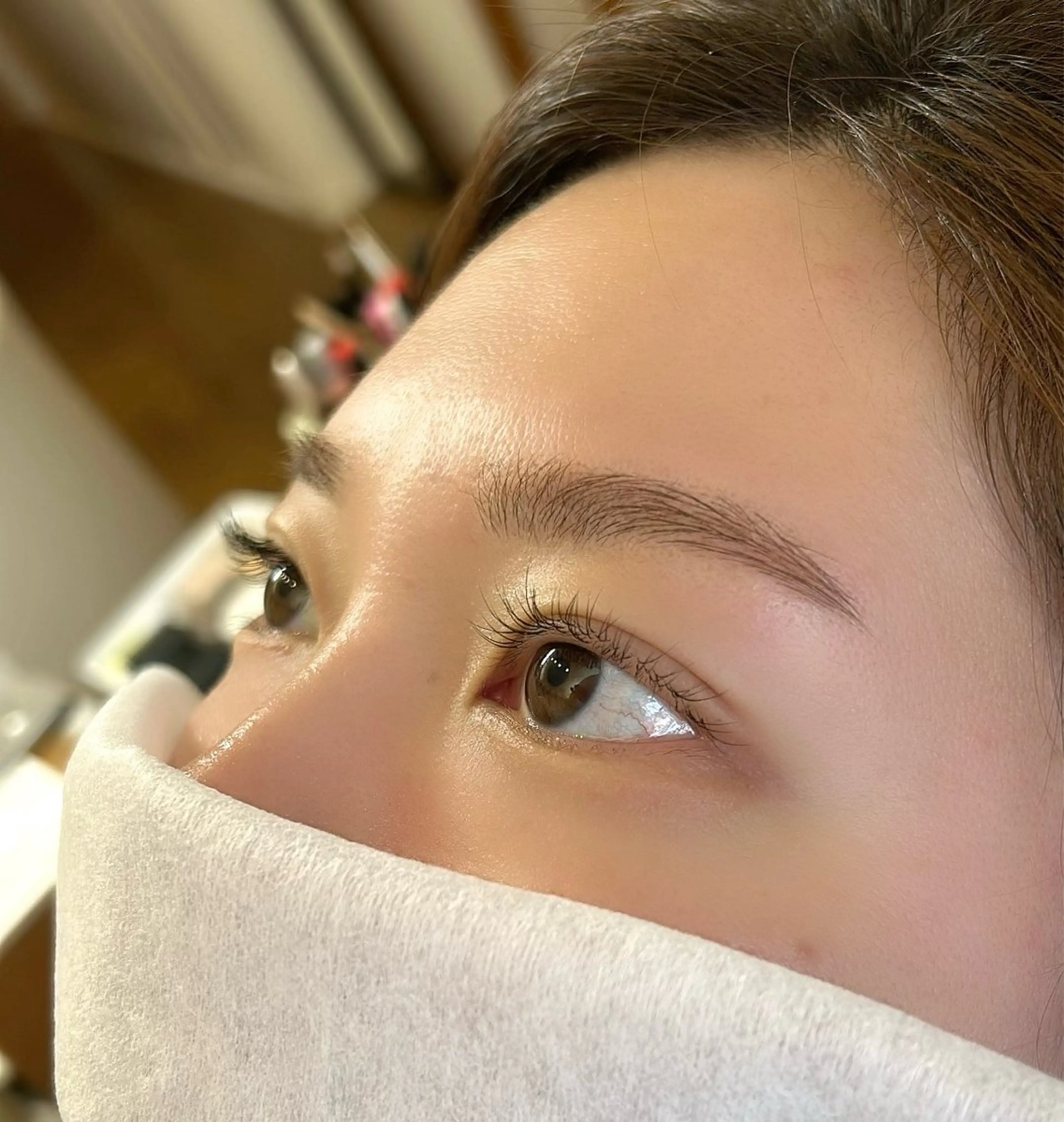 マツエク・マツパ 撮影モデル Bell Flower所属・kimura yukoの眉毛・アイブロウイメージ