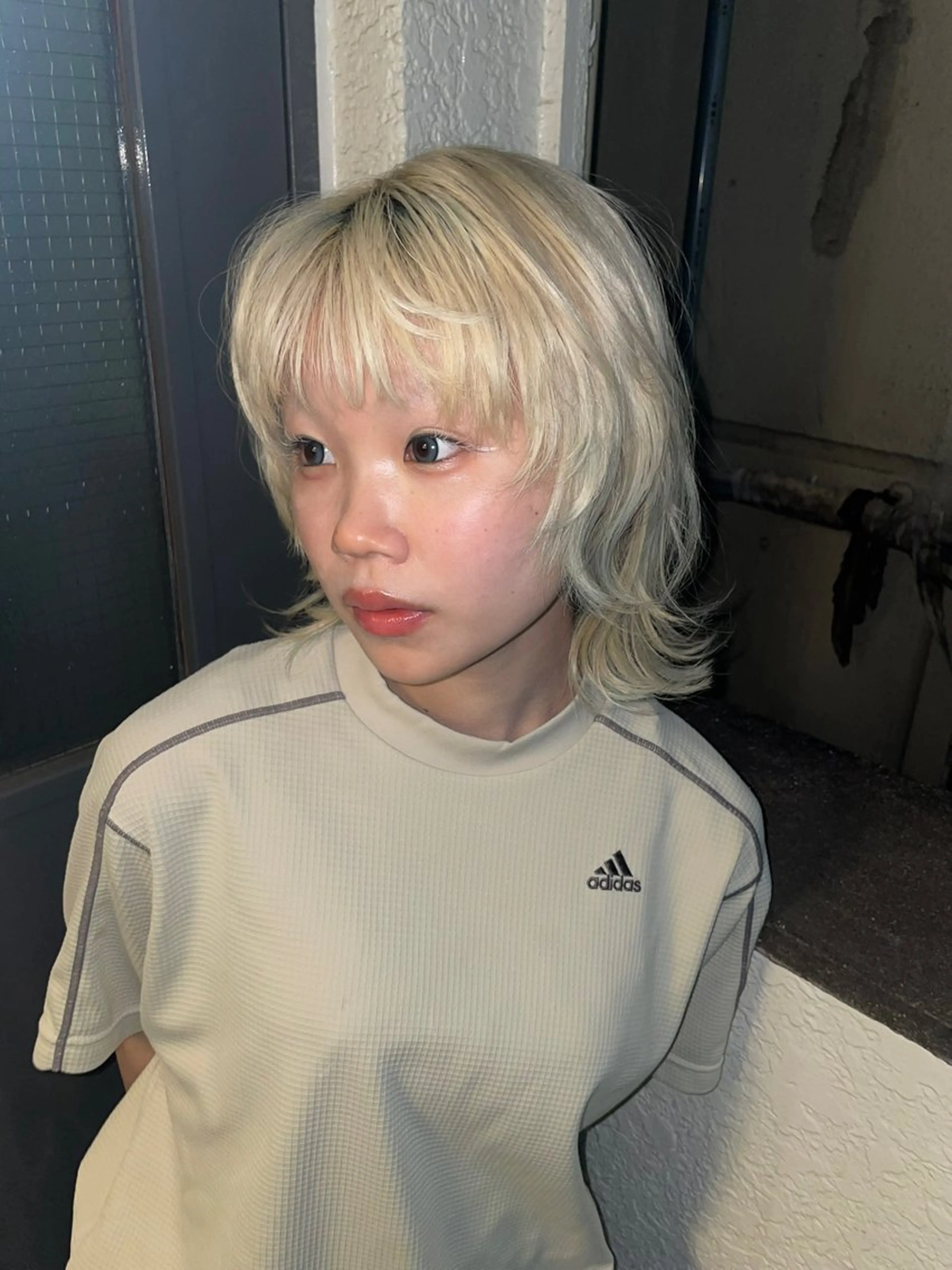 ミディアム カラー rin🩰ハイトーン /レディースパーマのヘアスタイル