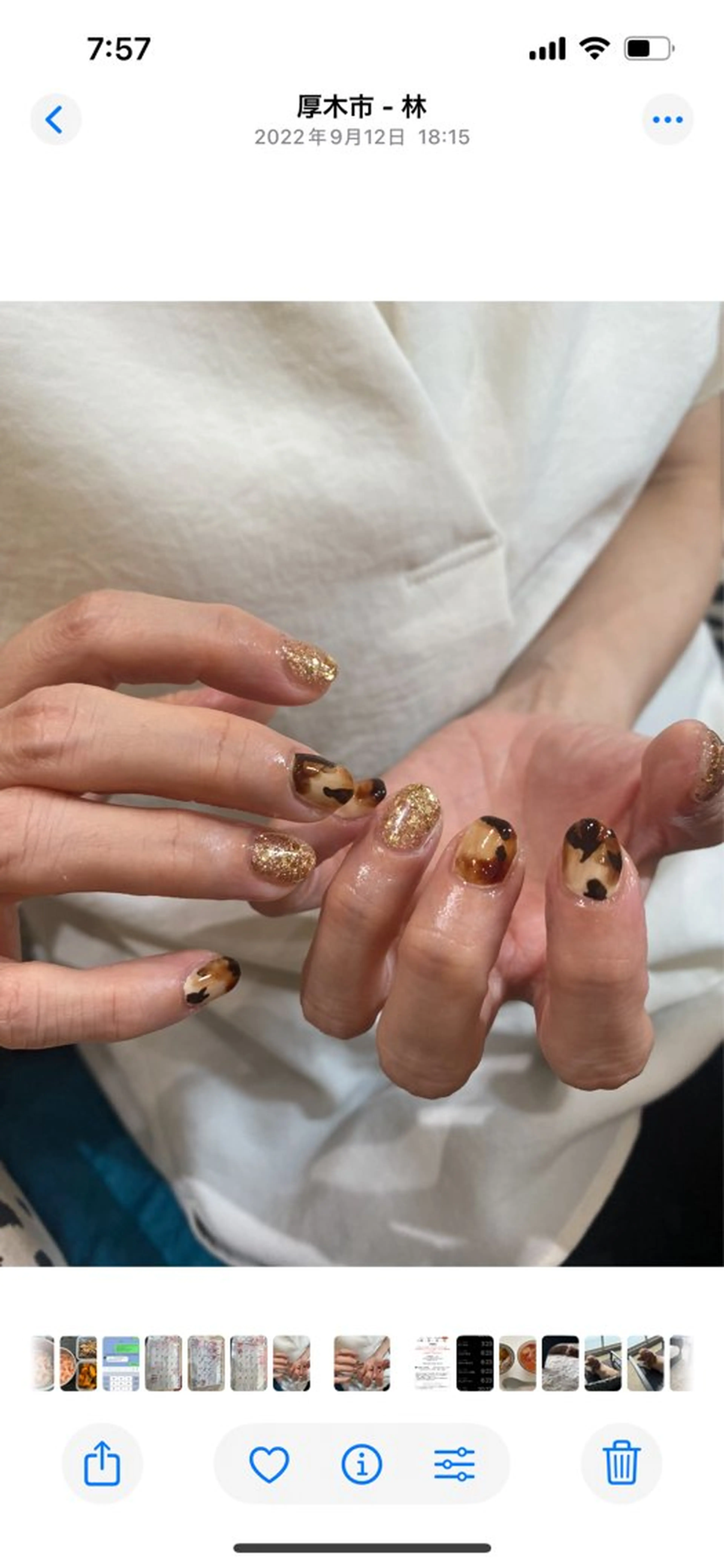 ハンド　持ち込み画像　パーツ含むの写真