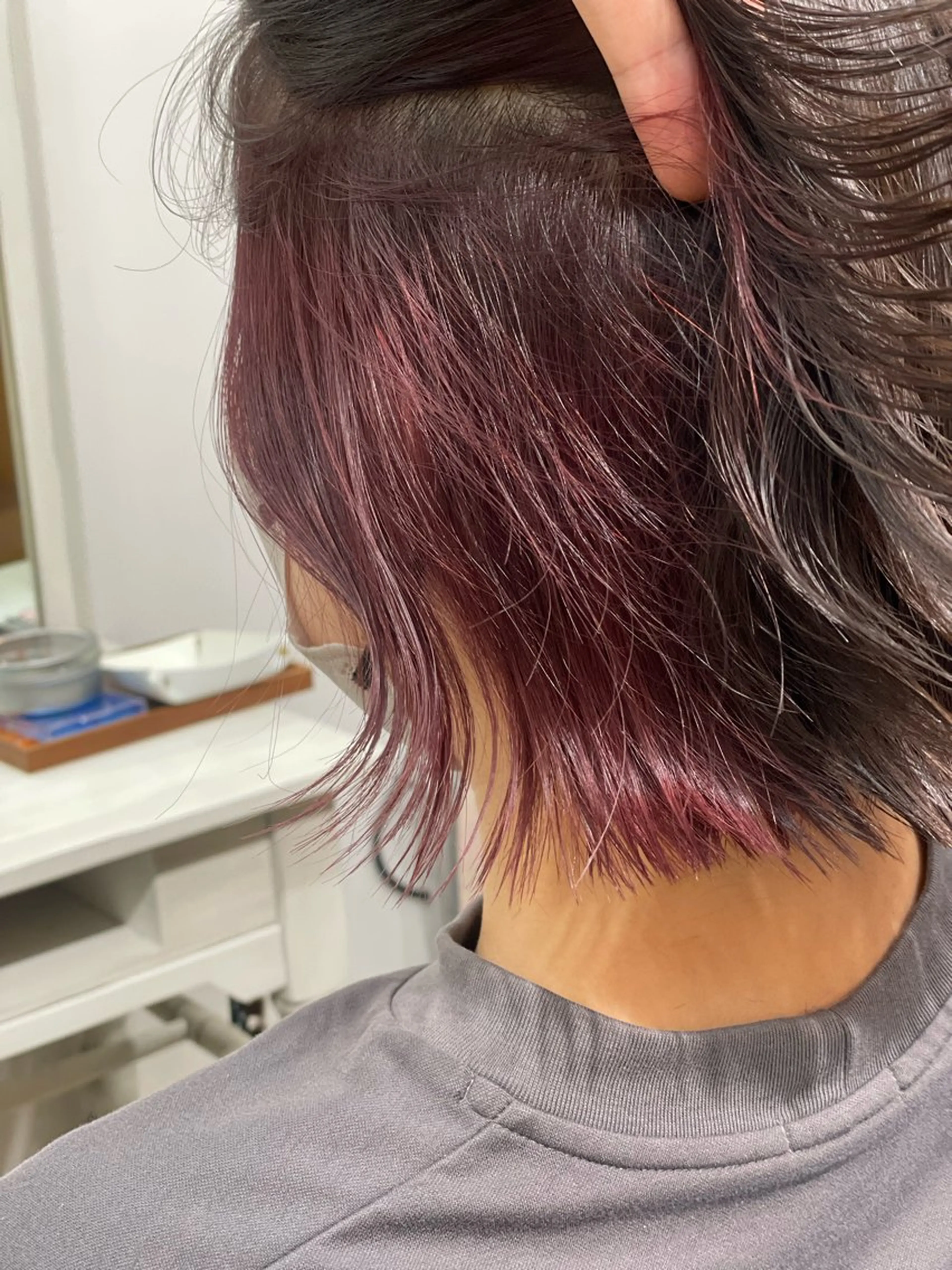 ミディアム カラー ヘアカラー トリートメント Snaly カラー特化ページのヘアスタイル