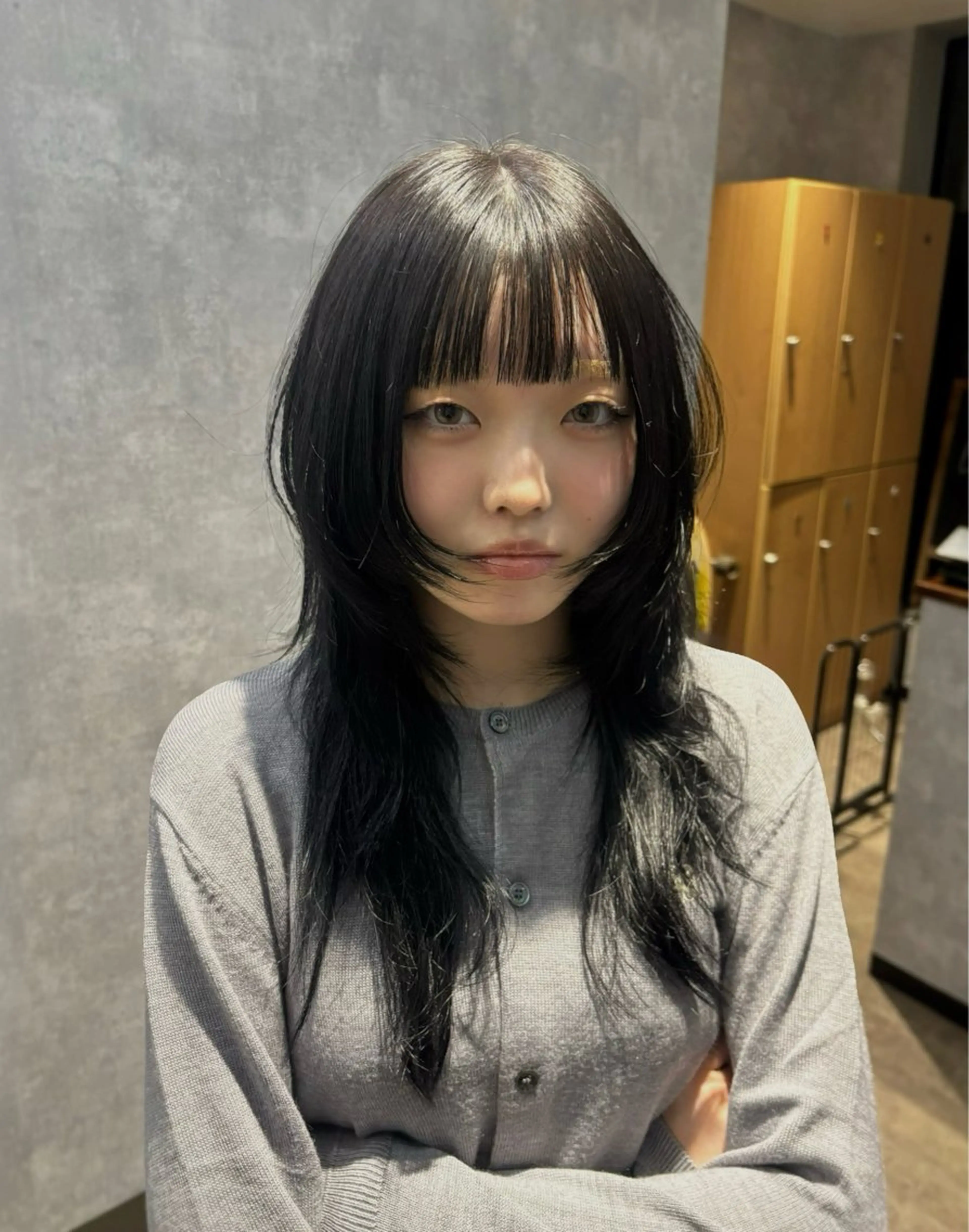 ロング カラー カット ヘアカラー トリートメント 🌐NATSUMI 🌐【寒色カラー】のヘアスタイル