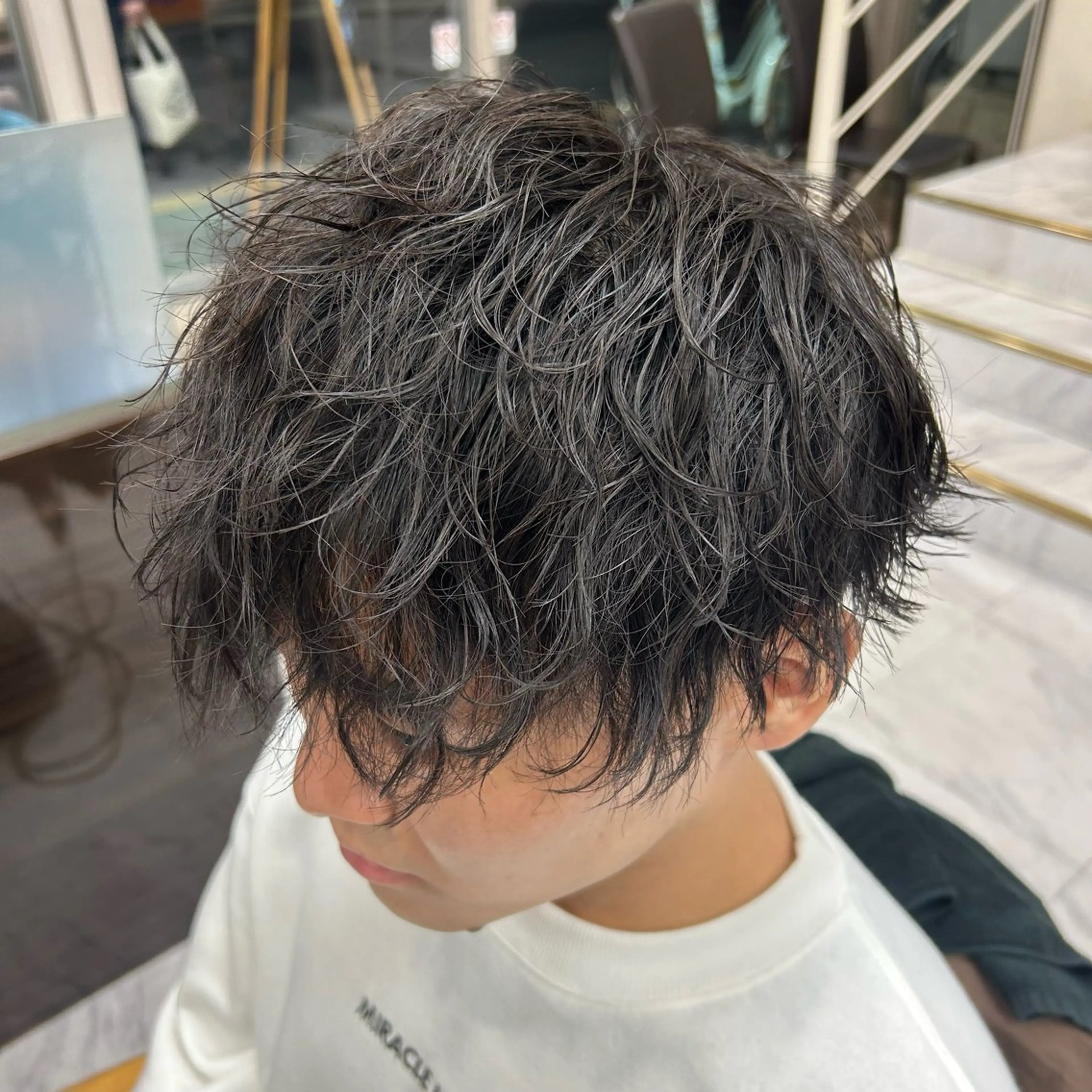 🪴再来様🪴ツイストorスパイラルパーマ+メンズカット+前処理剤orクリームパーマの写真