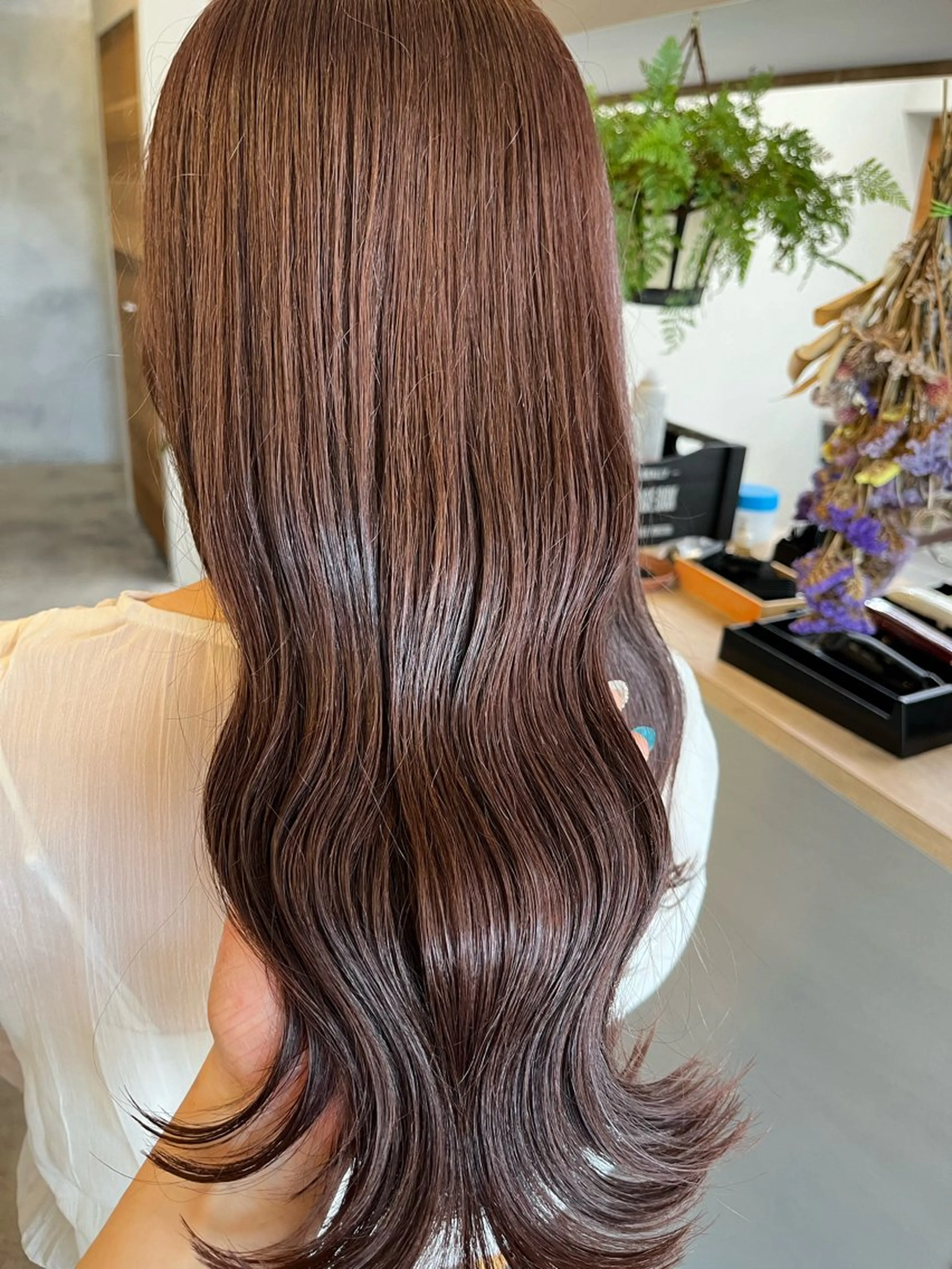 ロング カラー Salon de  COCO所属・Yuka /ツヤカラー✨のヘアスタイル