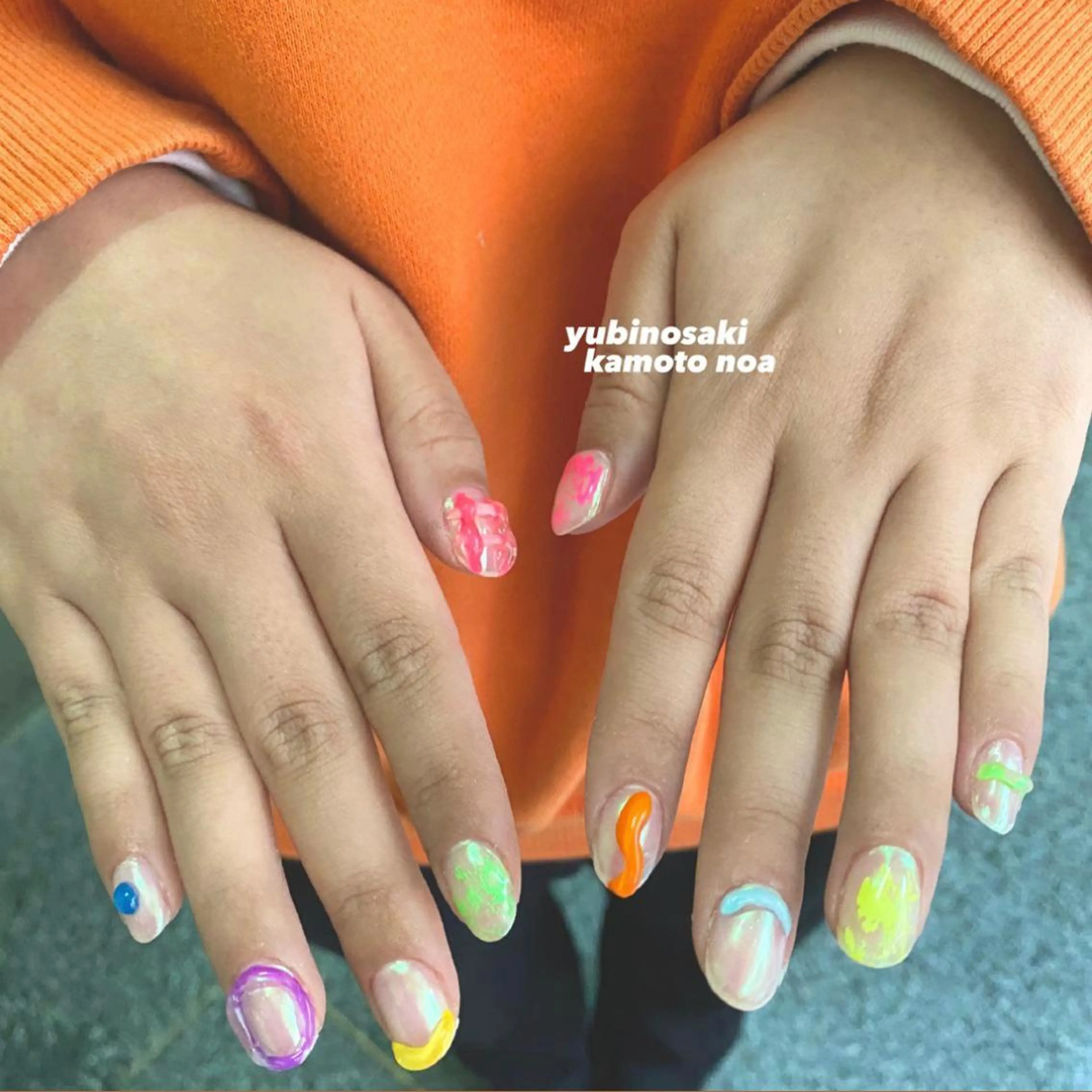 ネイル ゆびノさき茨木店 ニュアンス/アートのネイルデザイン