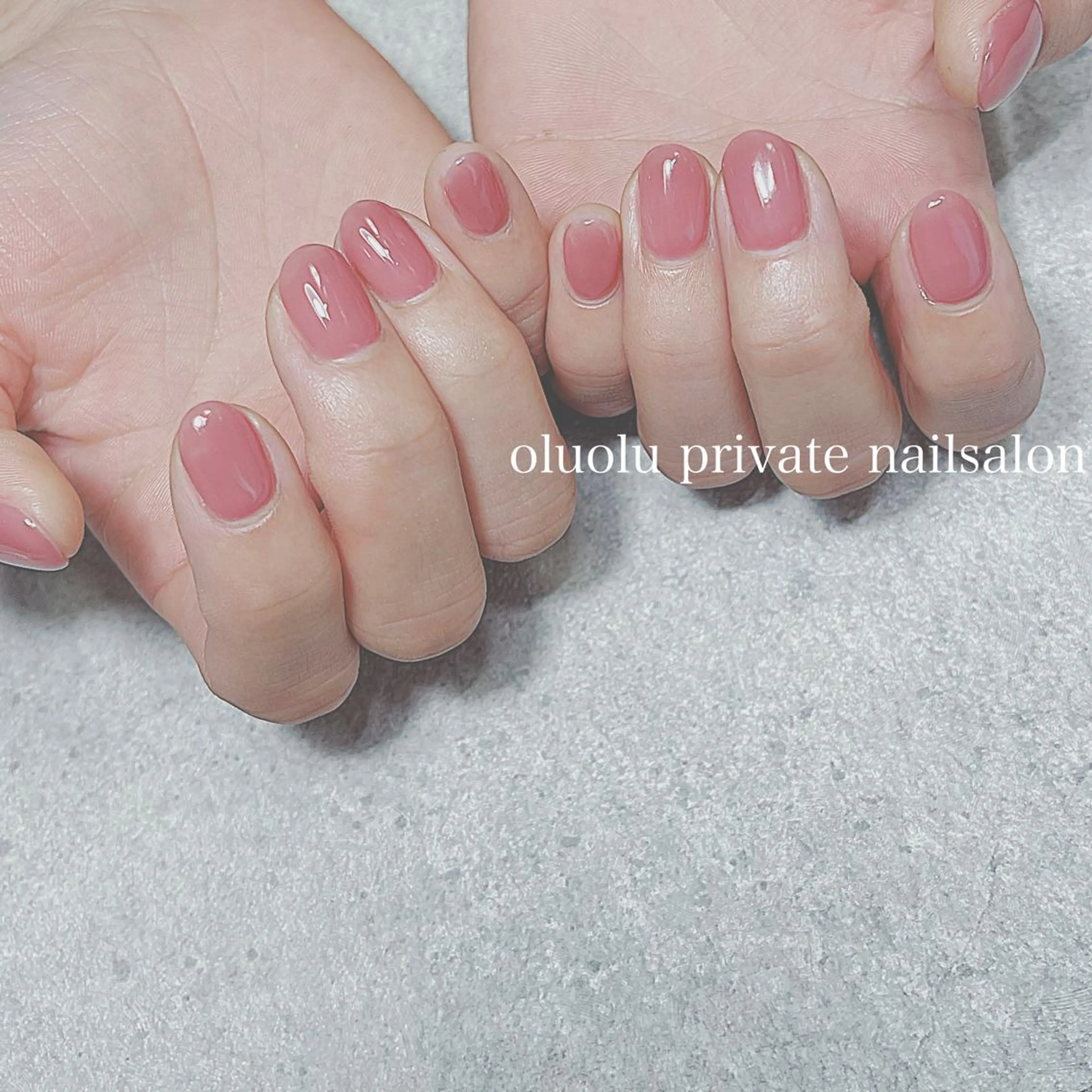 ネイル アートネイル フットネイル ニュアンスネイル ワンカラーネイル ショートネイル ハンドネイル 大村 紬華のネイルデザイン