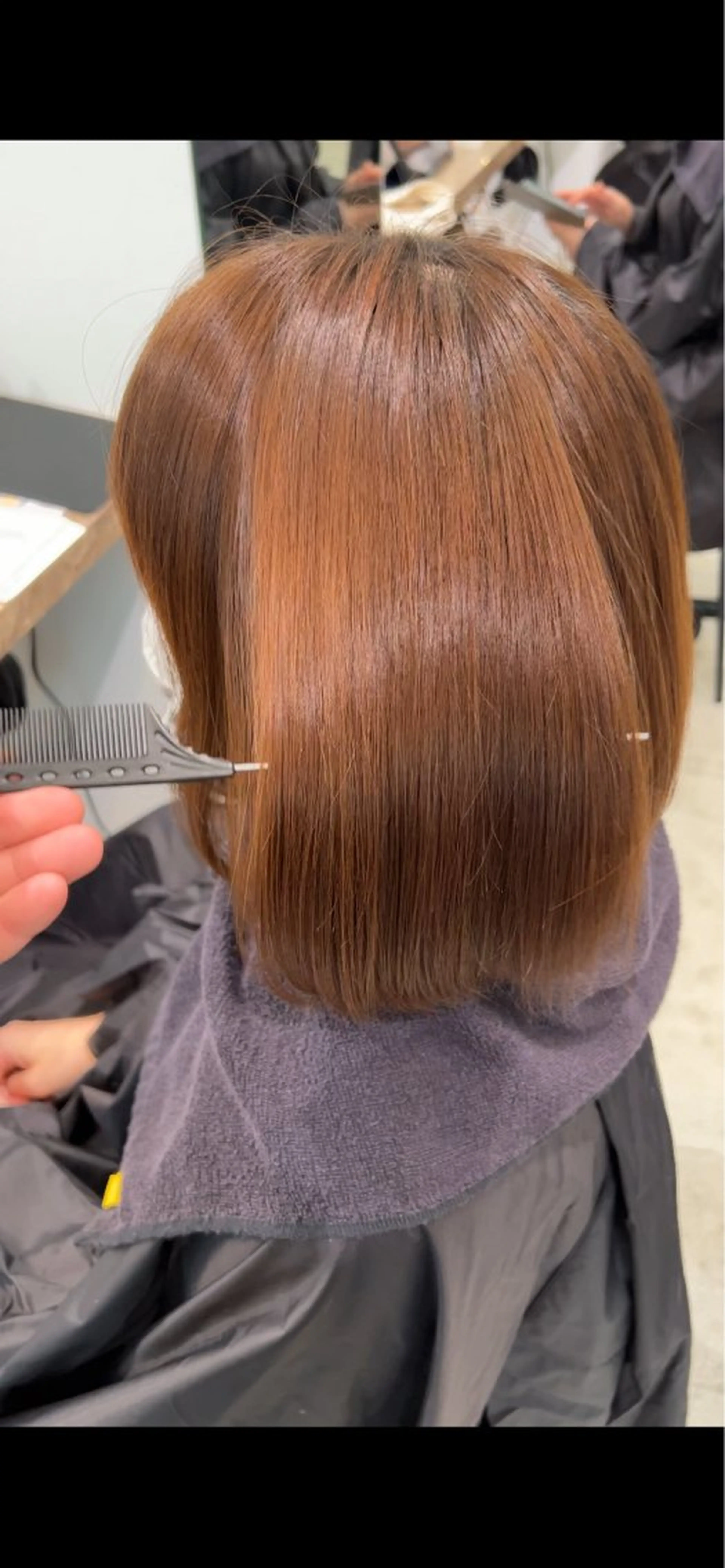 ミディアム トリートメント VIEW SHINSAIBASHI所属・ハイトーンカラー/ 艶髪カラー/タクミのヘアスタイル