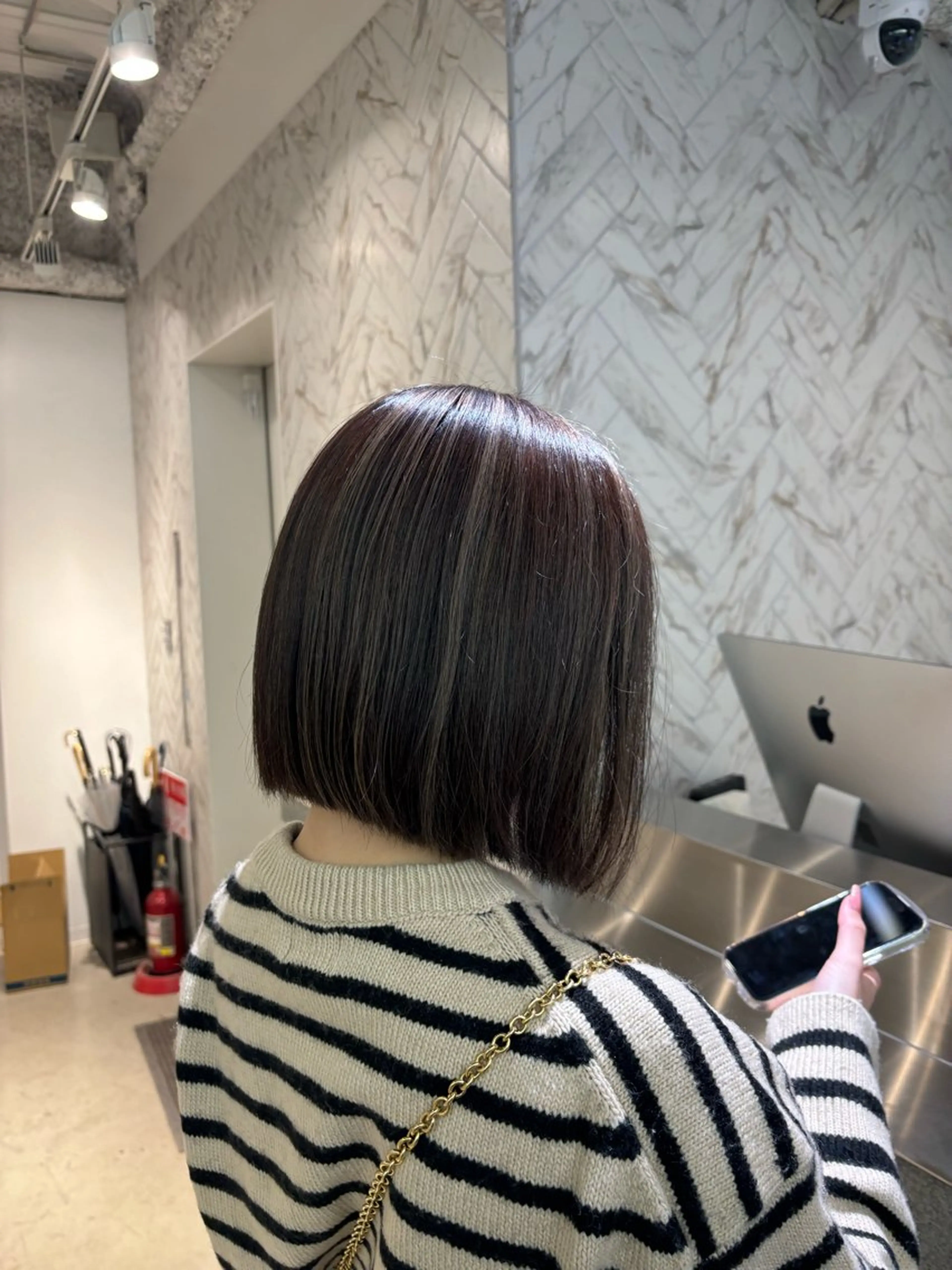 【外国人風3Dカラー】コントラストハイライト＋カラー＋うる艶トリートメントの写真