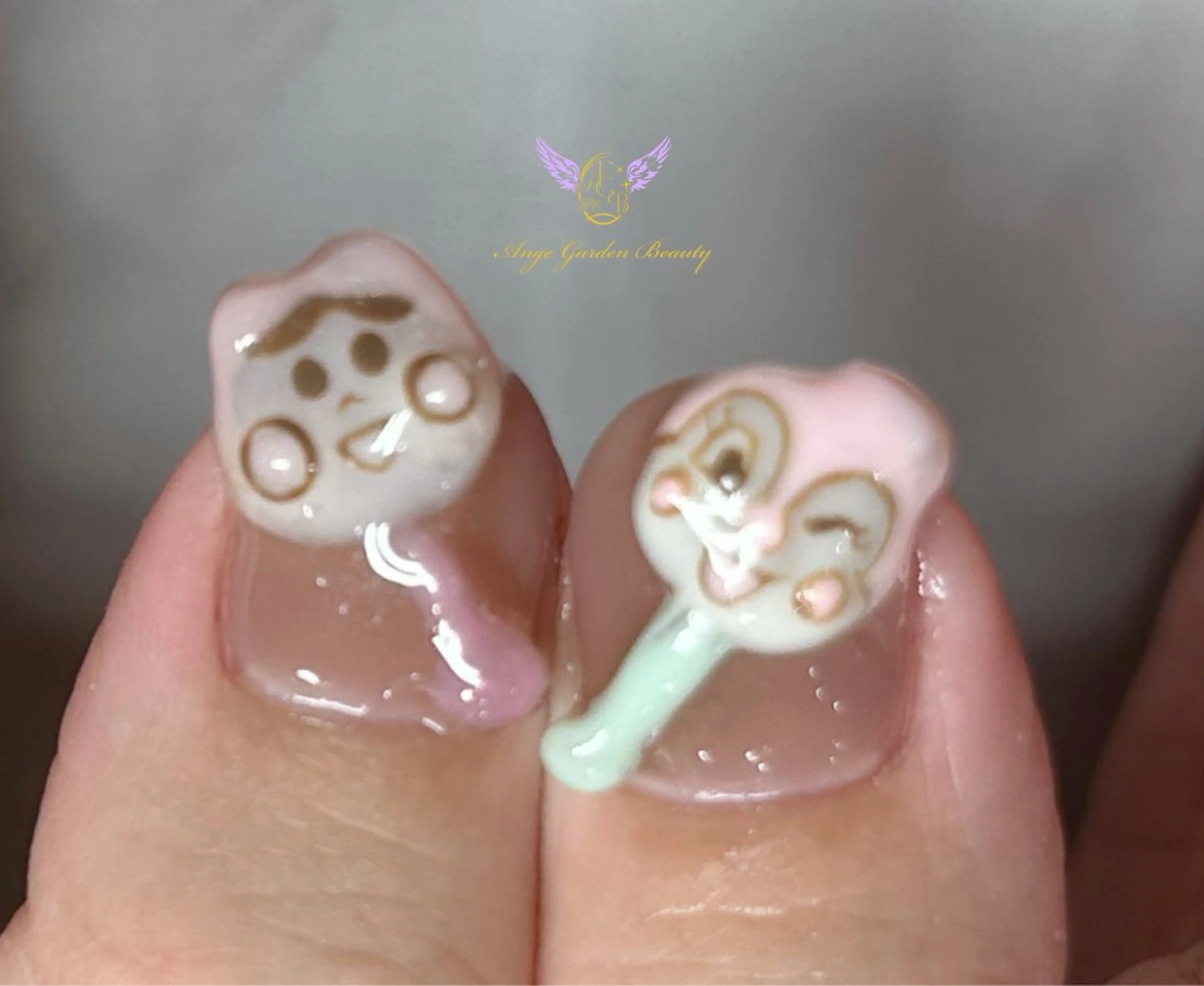 ネイル 持ち込み 赤色 ハンドネイル AngeGarden Beautymihoのネイルデザイン