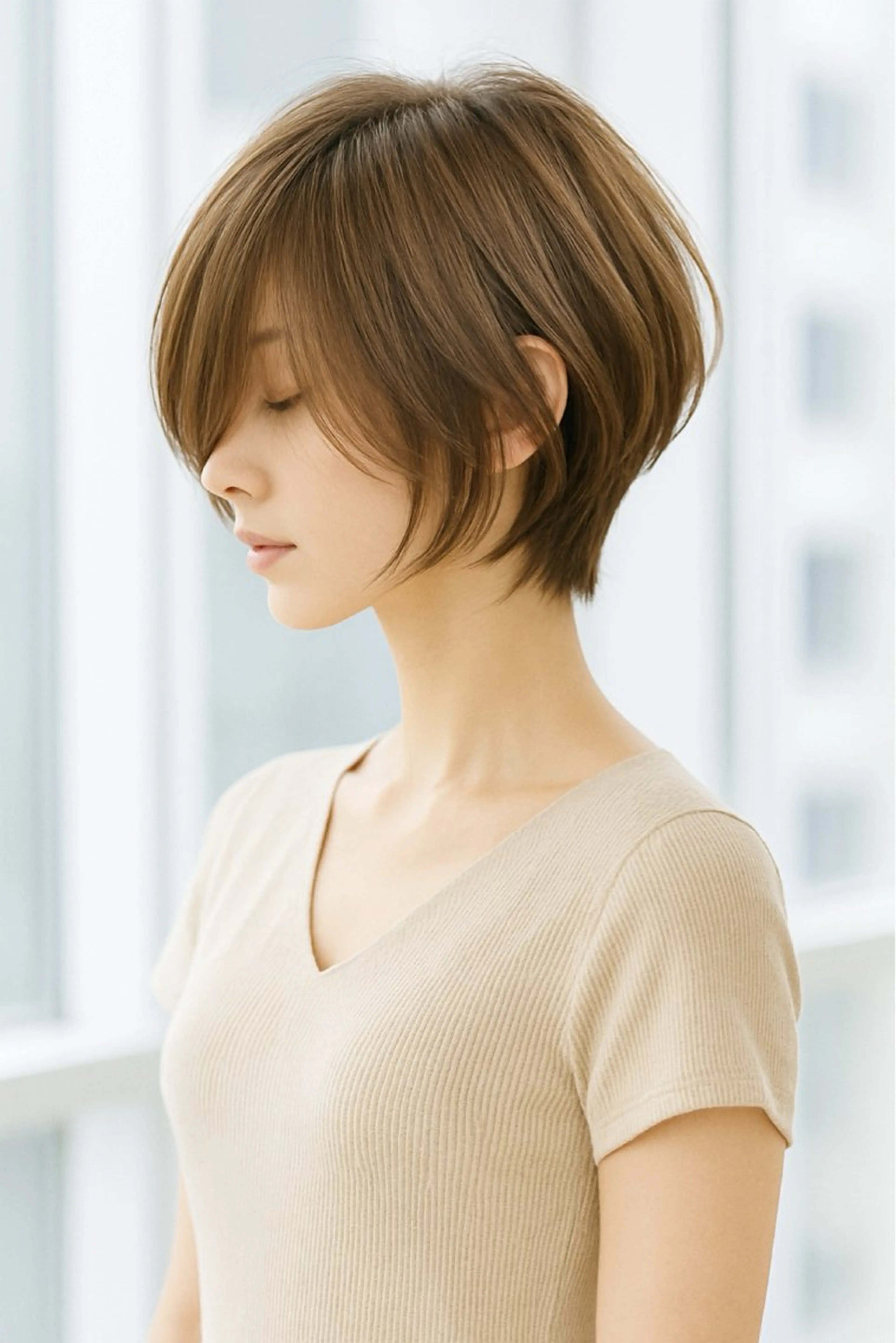 ショート 美才治   秀欣 (ビサイジ ヒデキ)のヘアスタイル