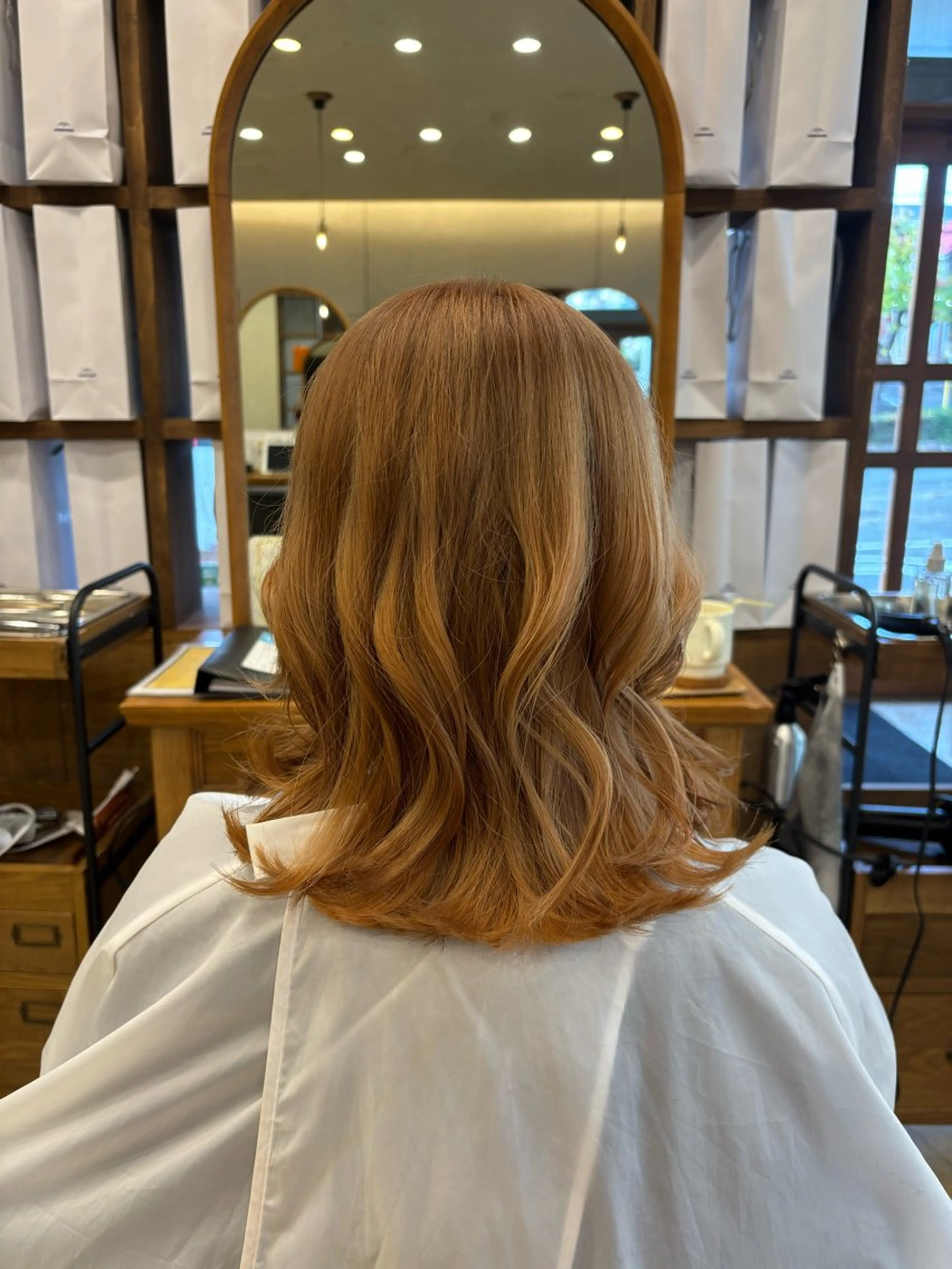 カラー ベージュカラー 多田 愛梨のヘアスタイル