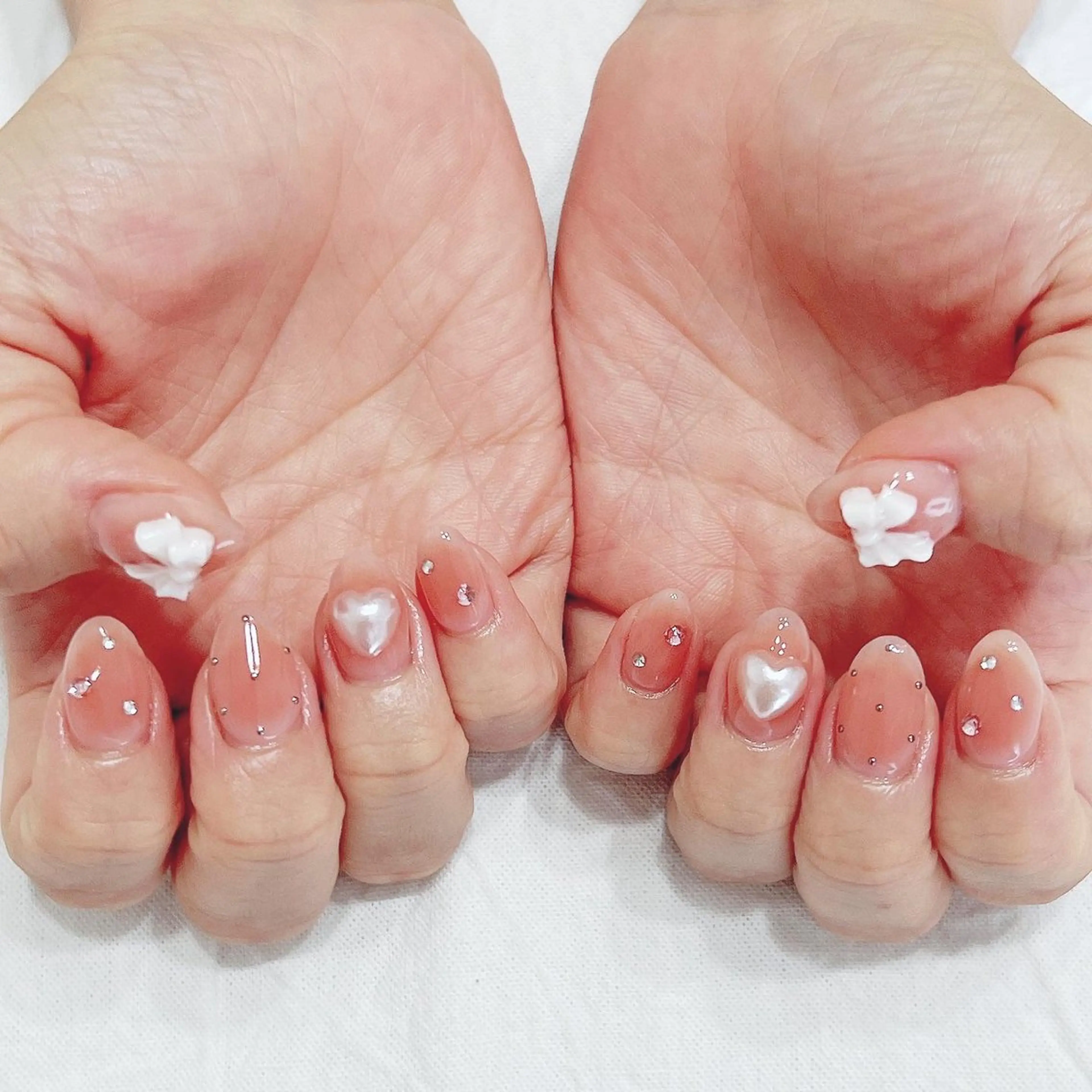 ネイル チークネイル ハンドネイル peaberry nailのネイルデザイン