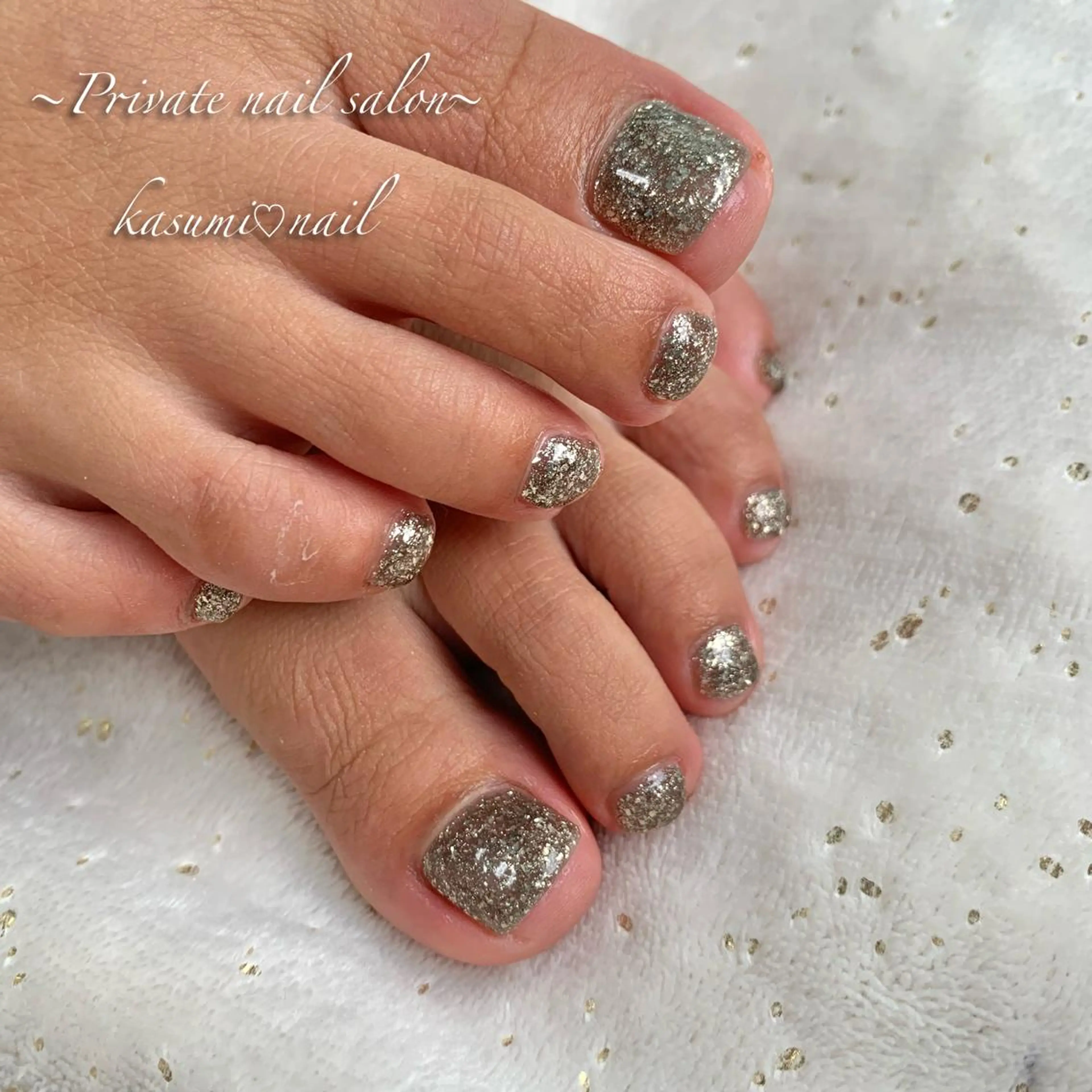 ネイル アートネイル ラメ(グリッター) マグネットネイル ミラーネイル 持ち込み KASUMI♡ Nailのネイルデザイン