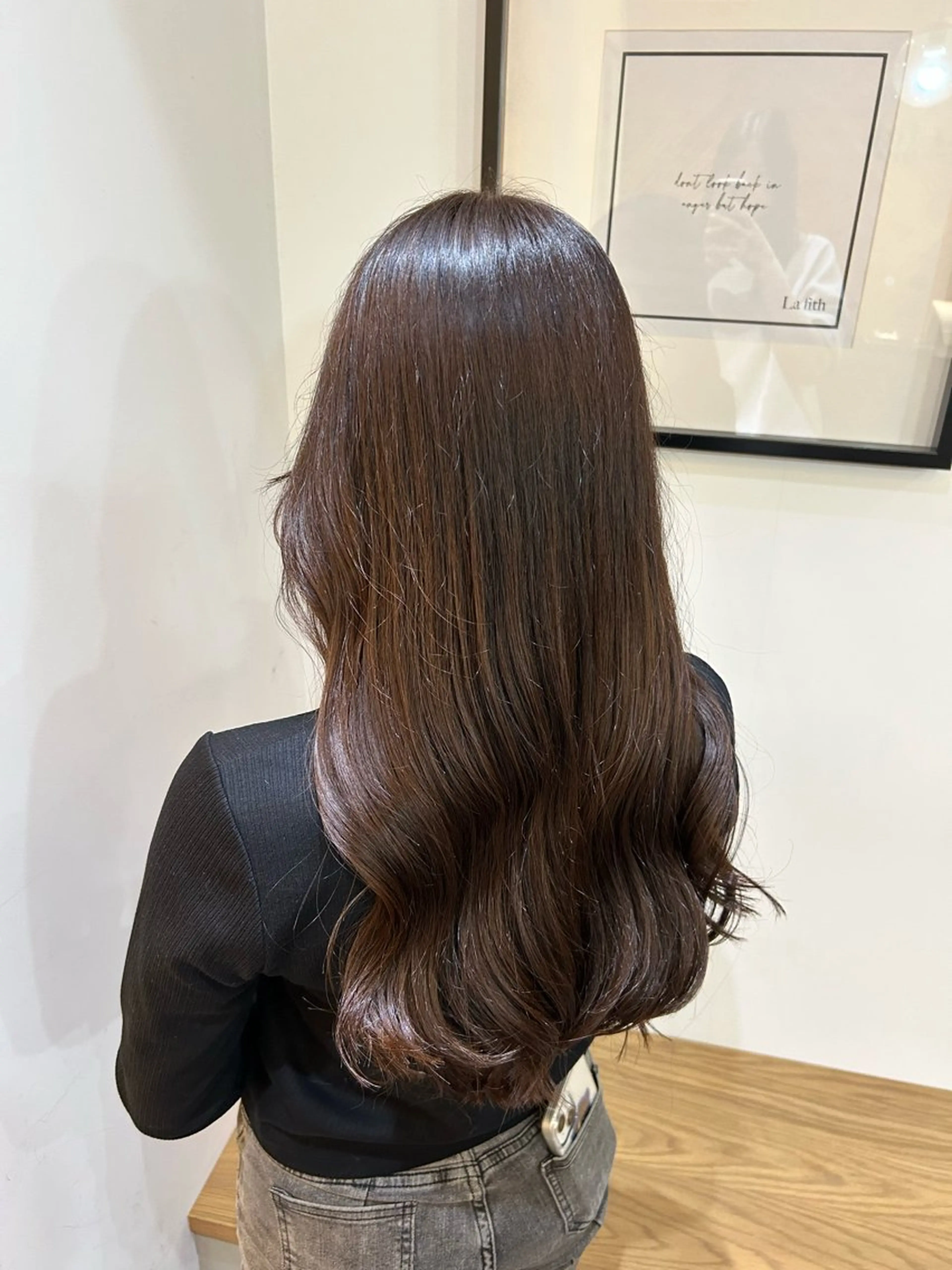 ロング カラー カット ヘアカラー La fith hair luxe 門前仲町店所属・透明感/暖色カラー 💖【Misaki】のヘアスタイル