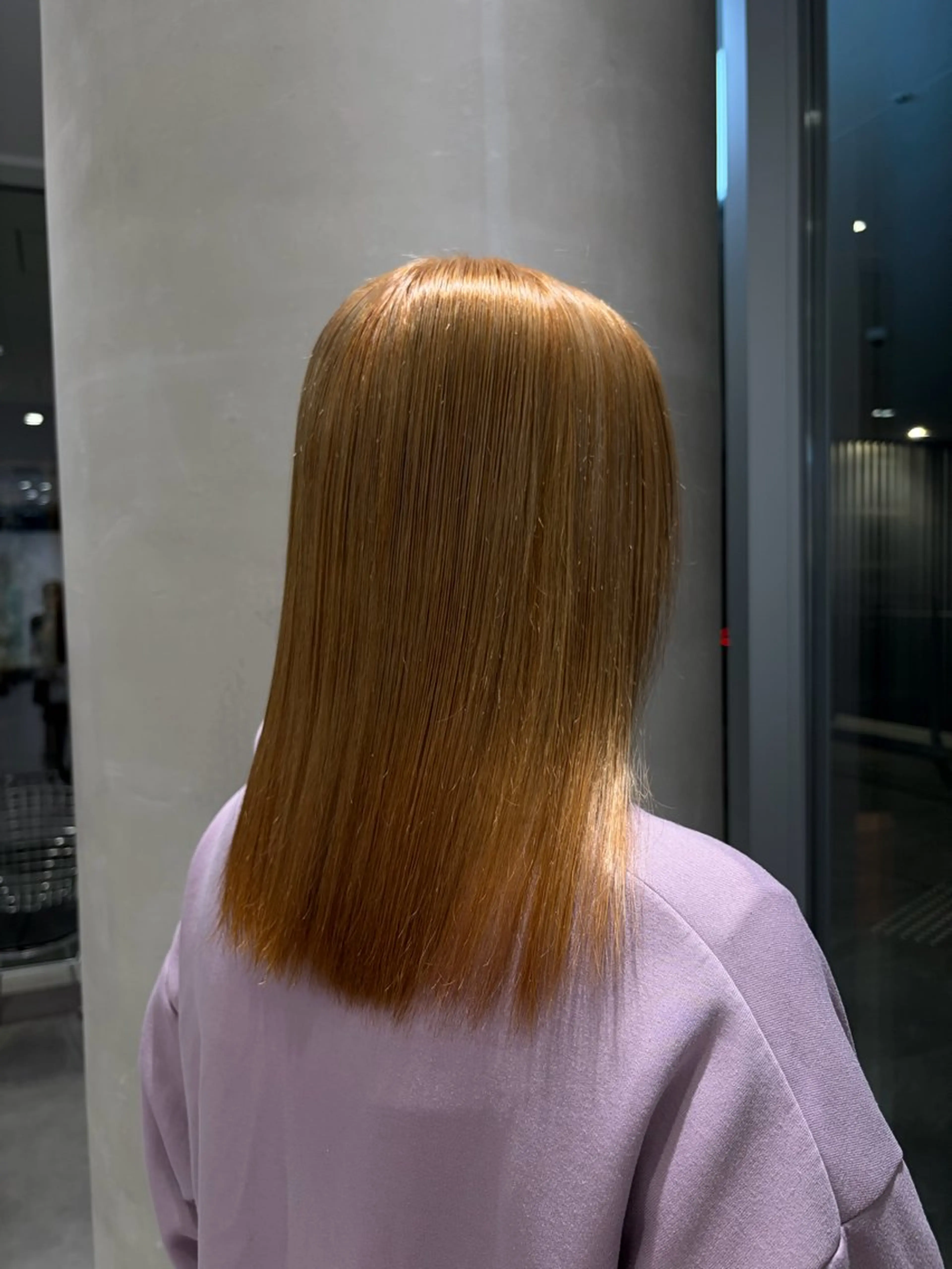 セミロング ヘアカラー パーマ／ブリーチ🐏 モデル募集中 ナナホのヘアスタイル