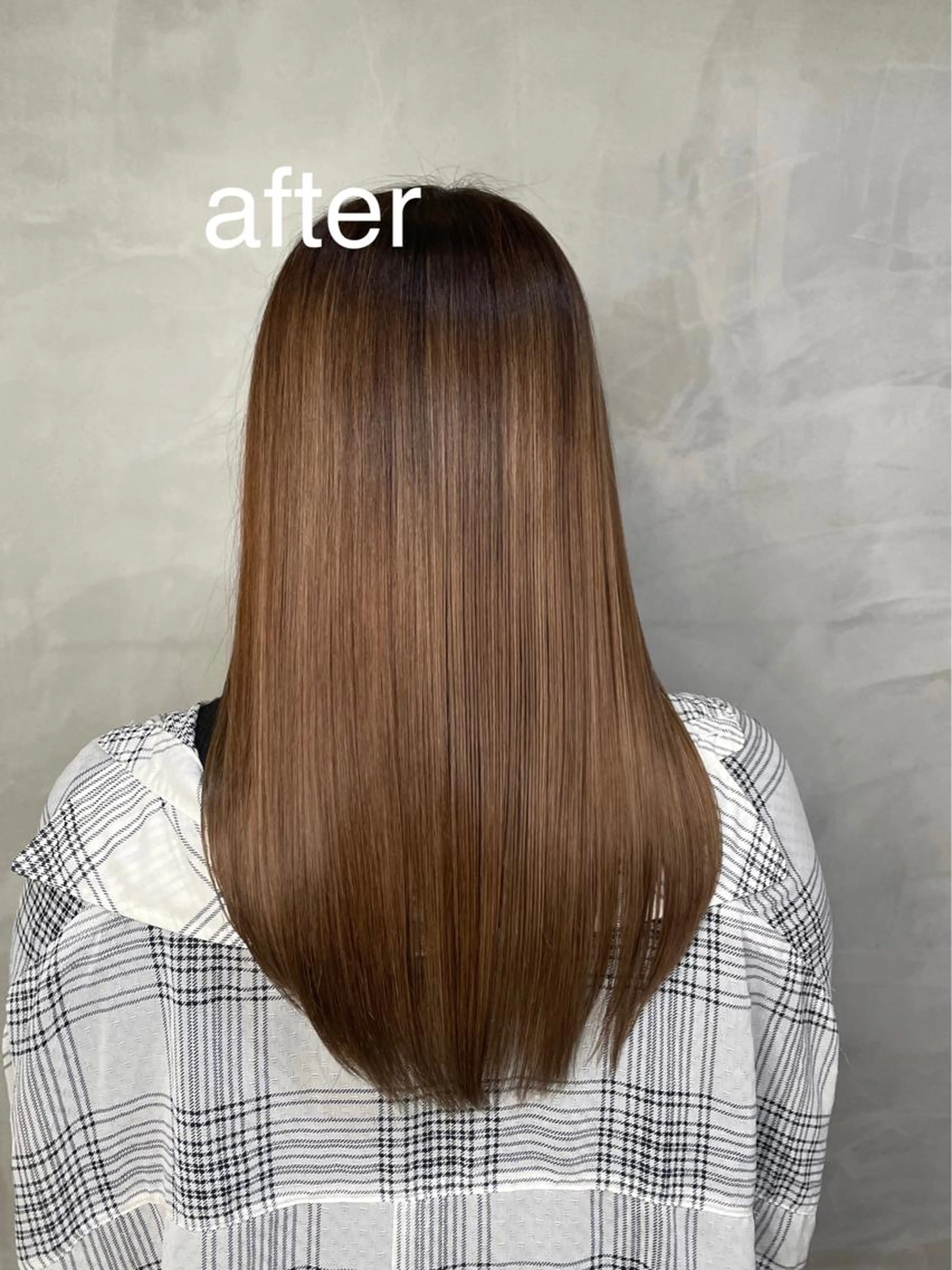 【癖が気になってる方はこちら】カット＋髪質改善ストレート＋美容液inカラー＋TOKIOトリートメントの写真