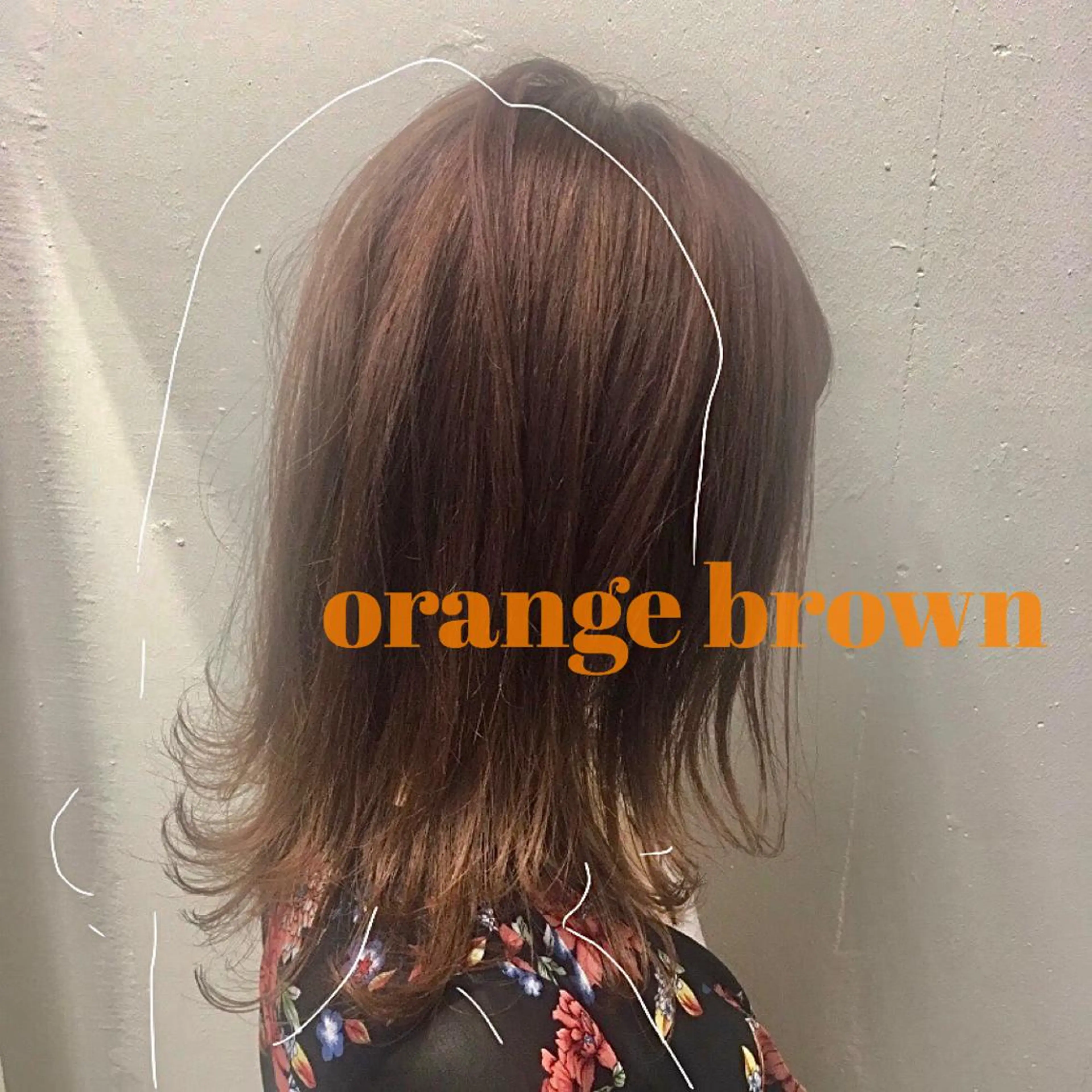 セミロング カラー ヘアアレンジ 赤味消し.髪質改善 🌿𝘠𝘜𝘙𝘐のヘアスタイル