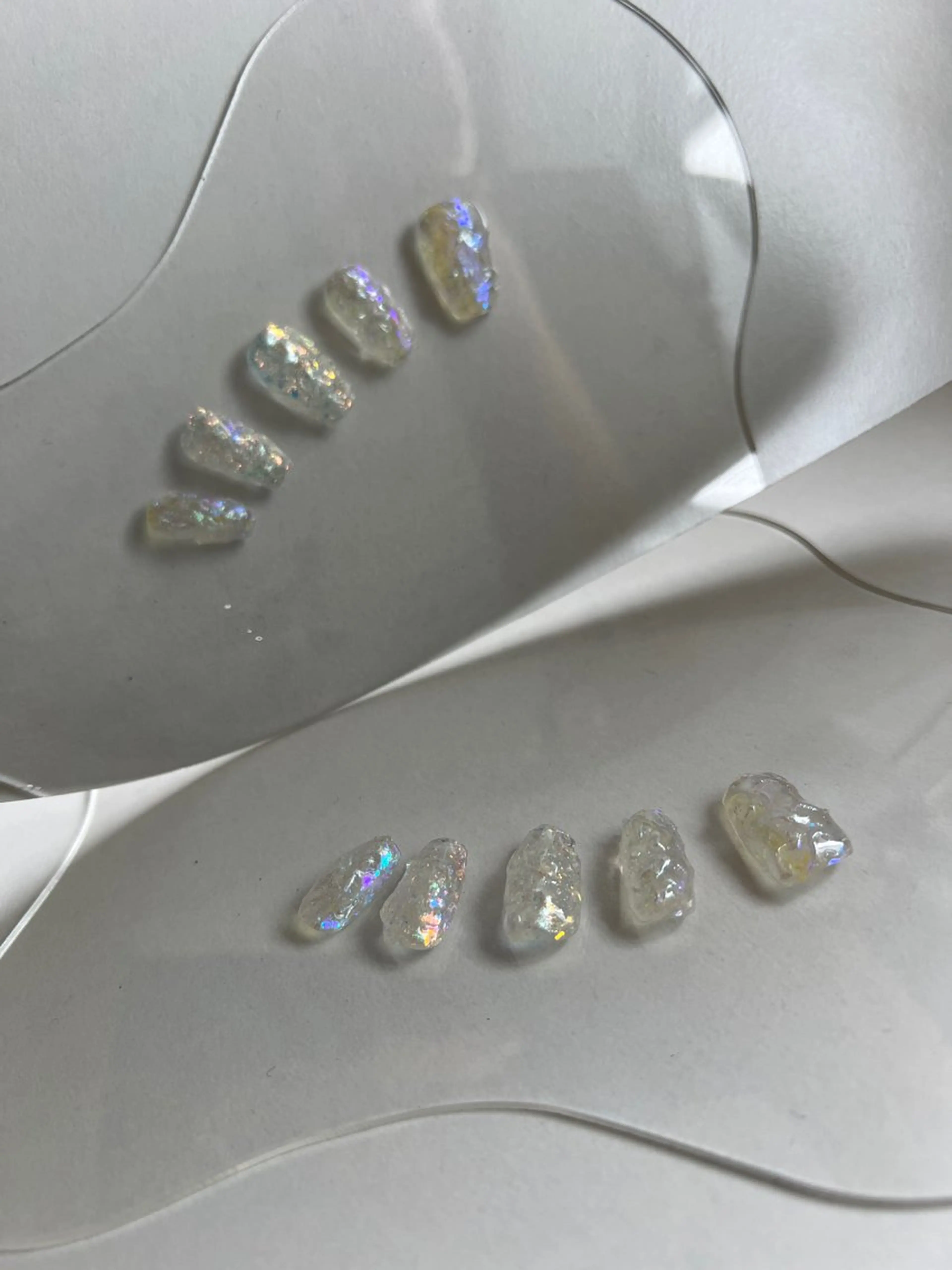 ネイル キラキラネイル Aura nailのネイルデザイン