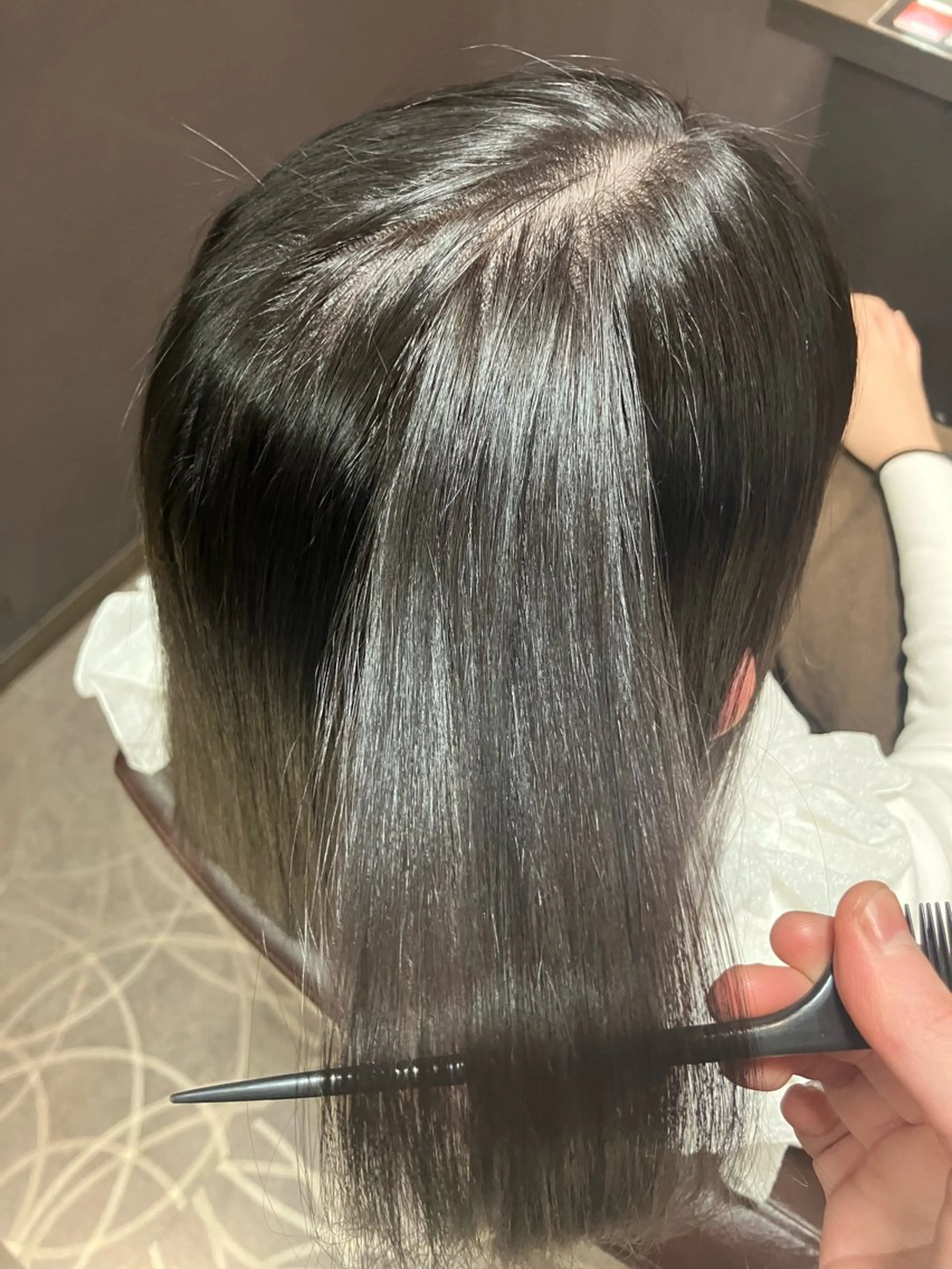 セミロング カラー 小池 穂果/ 府中のヘアスタイル