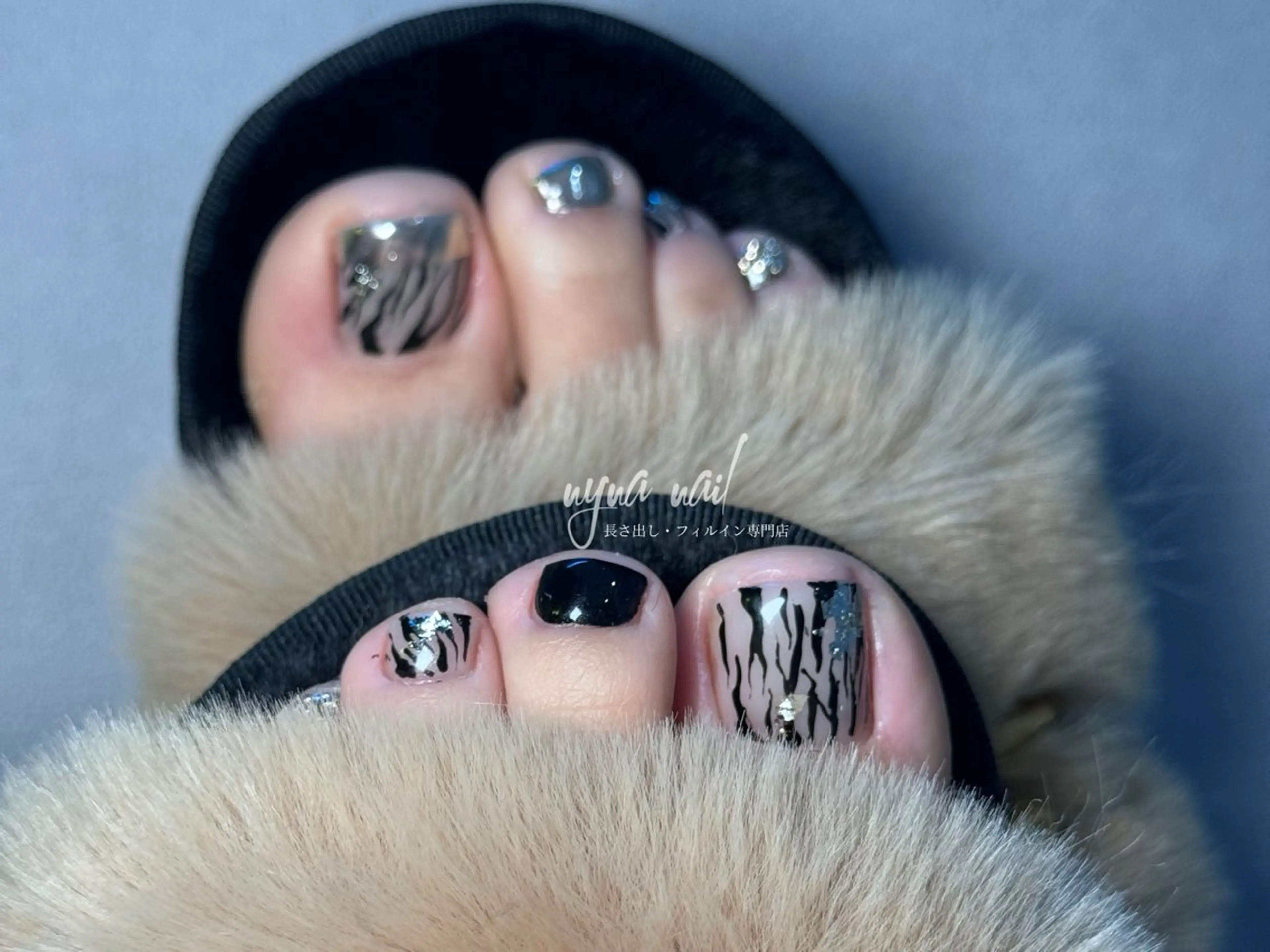 ネイル フットネイル 長さ出し専門 nynaのネイルデザイン