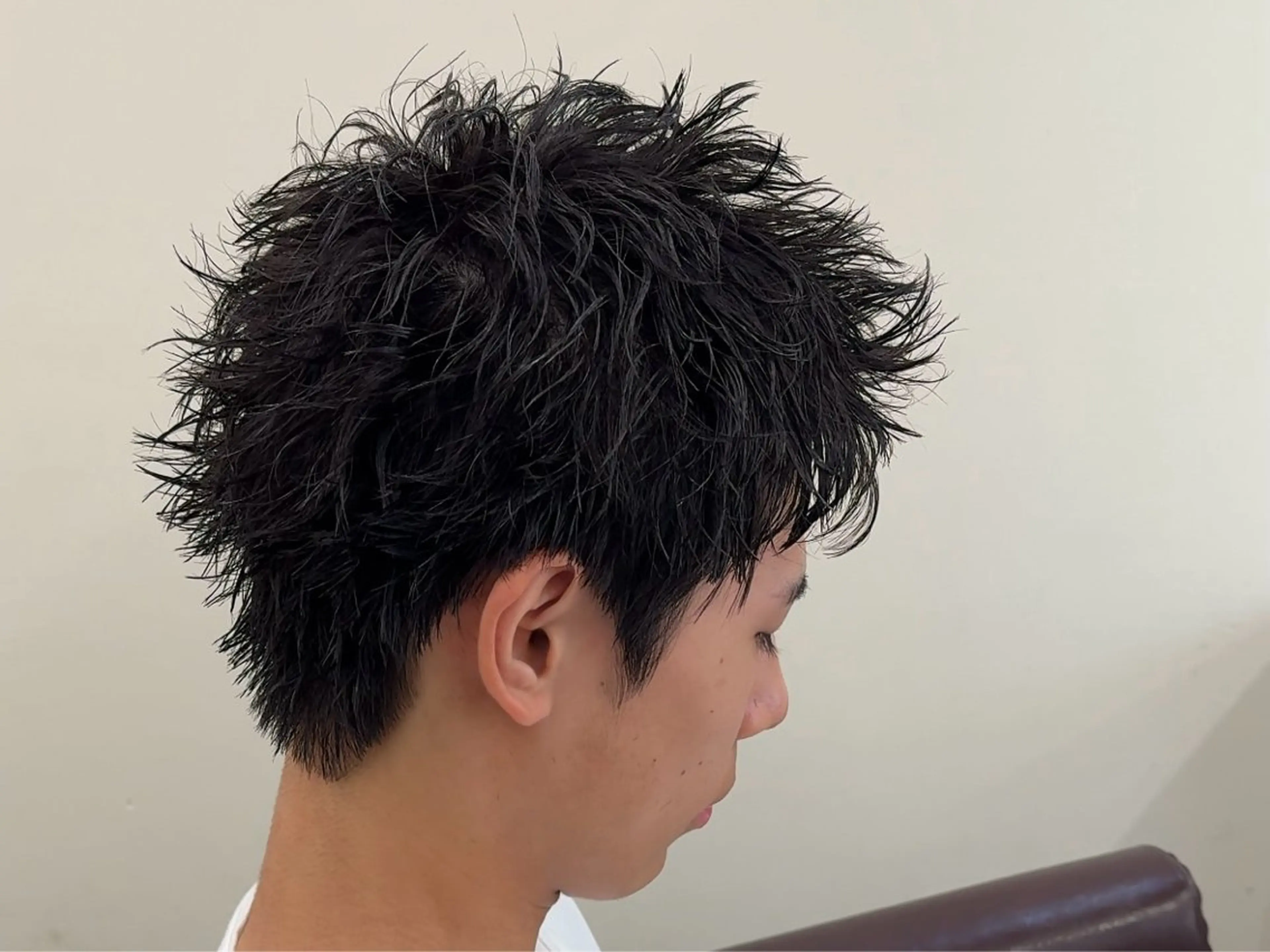 ショート メンズ カット パーマ パーマ／京都駅 ／メンズ/藤井　翔のヘアスタイル