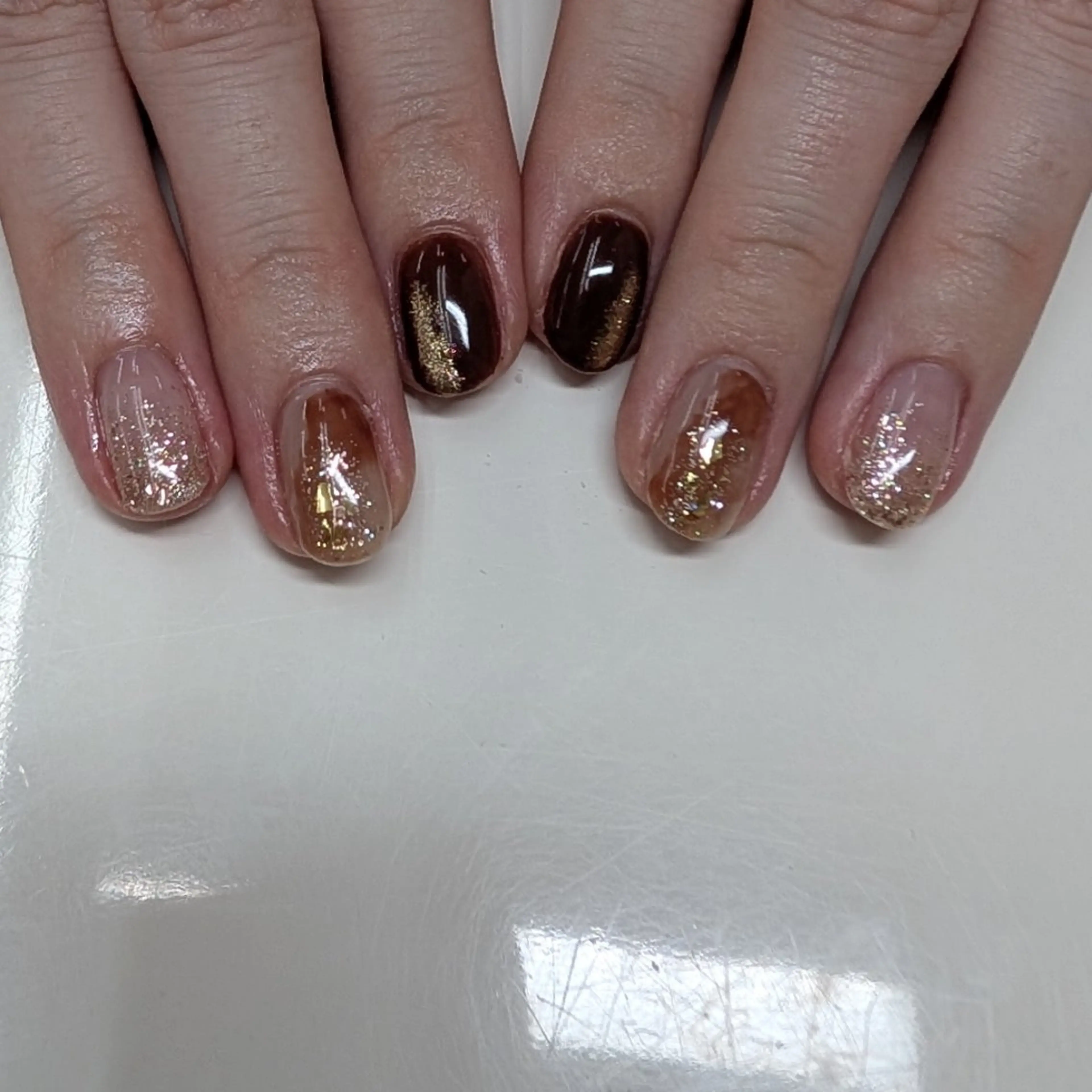 ネイル ニュアンスネイル ネイルサロン Amie　〜アミ〜所属・ᑎᗩIᒪ｜ᗰIᗰI｜ _५✍️Satou.のネイルデザイン