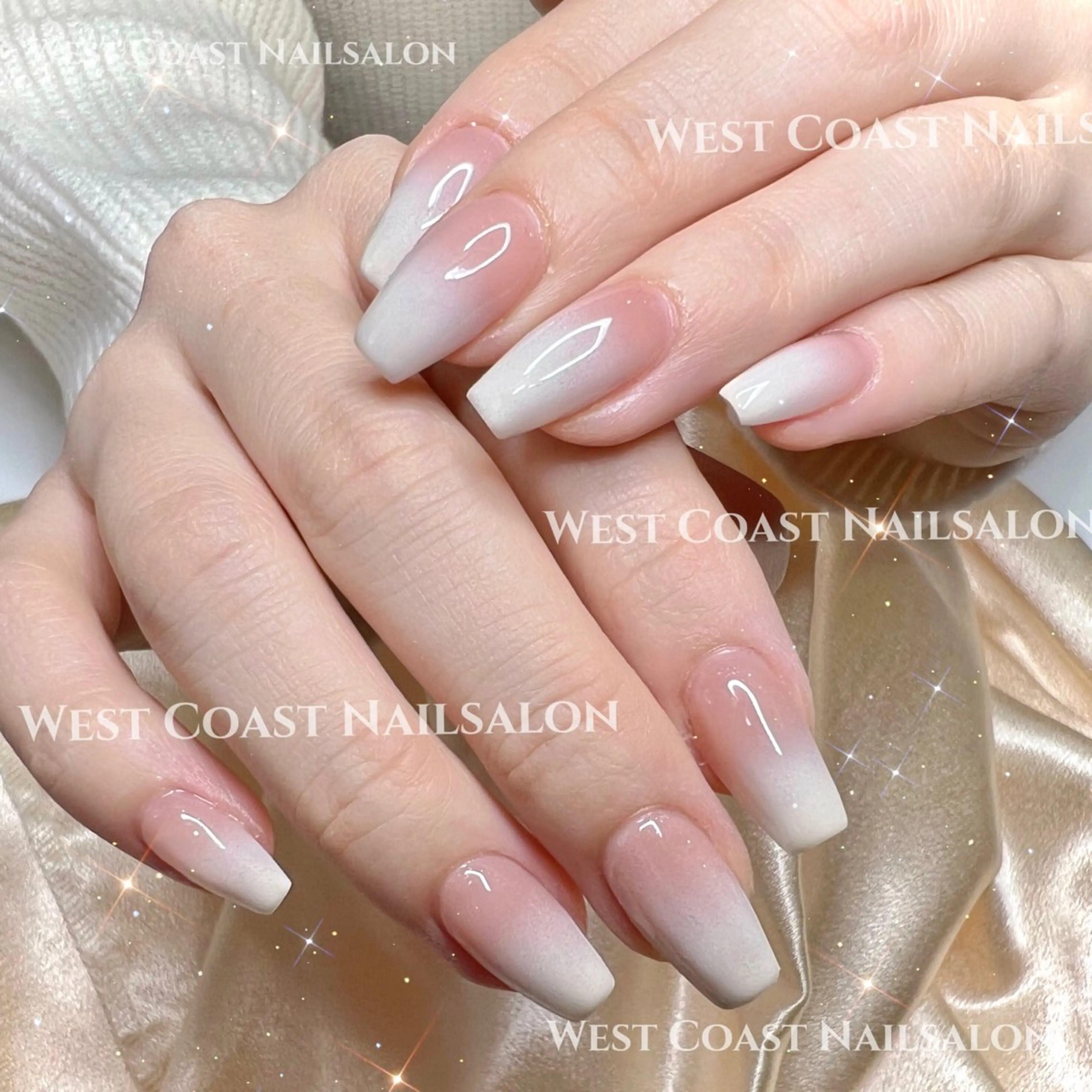 ネイル ハンドネイル リボン、ガーリー パーツ放題専門店のネイルデザイン