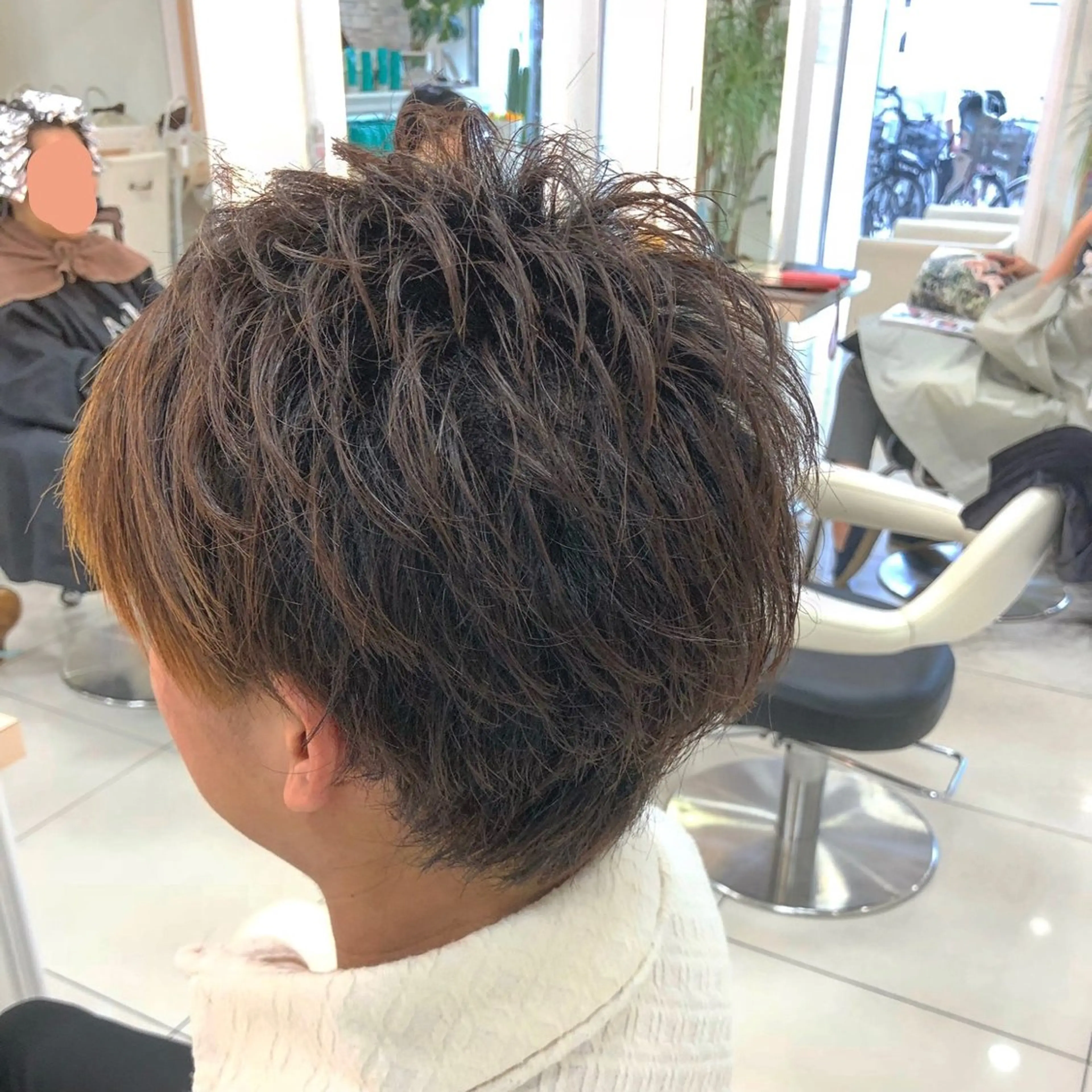 メンズ 崎山 紗吏のヘアスタイル
