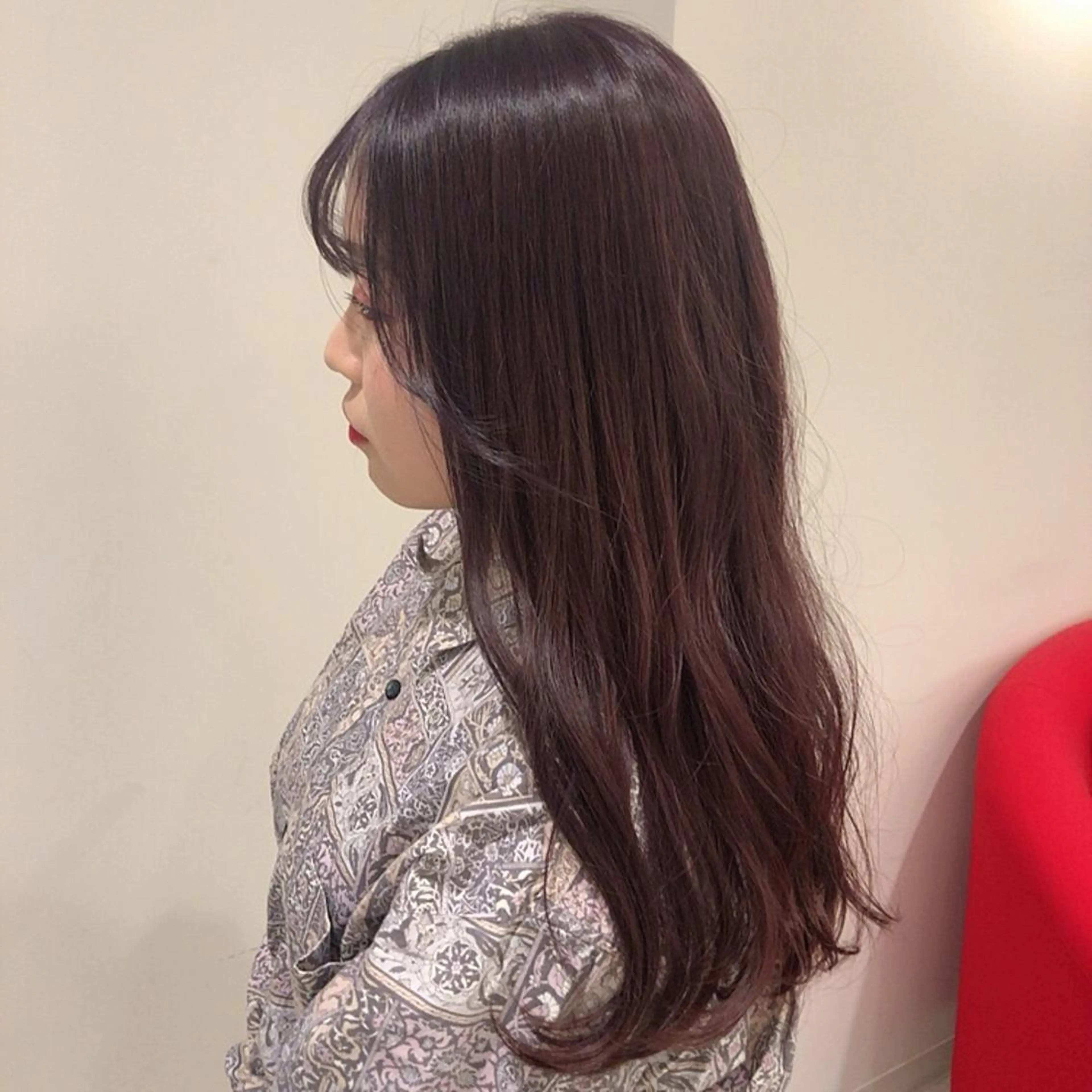 ロング カラー アッシュ ベージュカラー ブリーチ ダブルカラー ラベンダーカラー 韓国風ヘア♡ runaのヘアスタイル