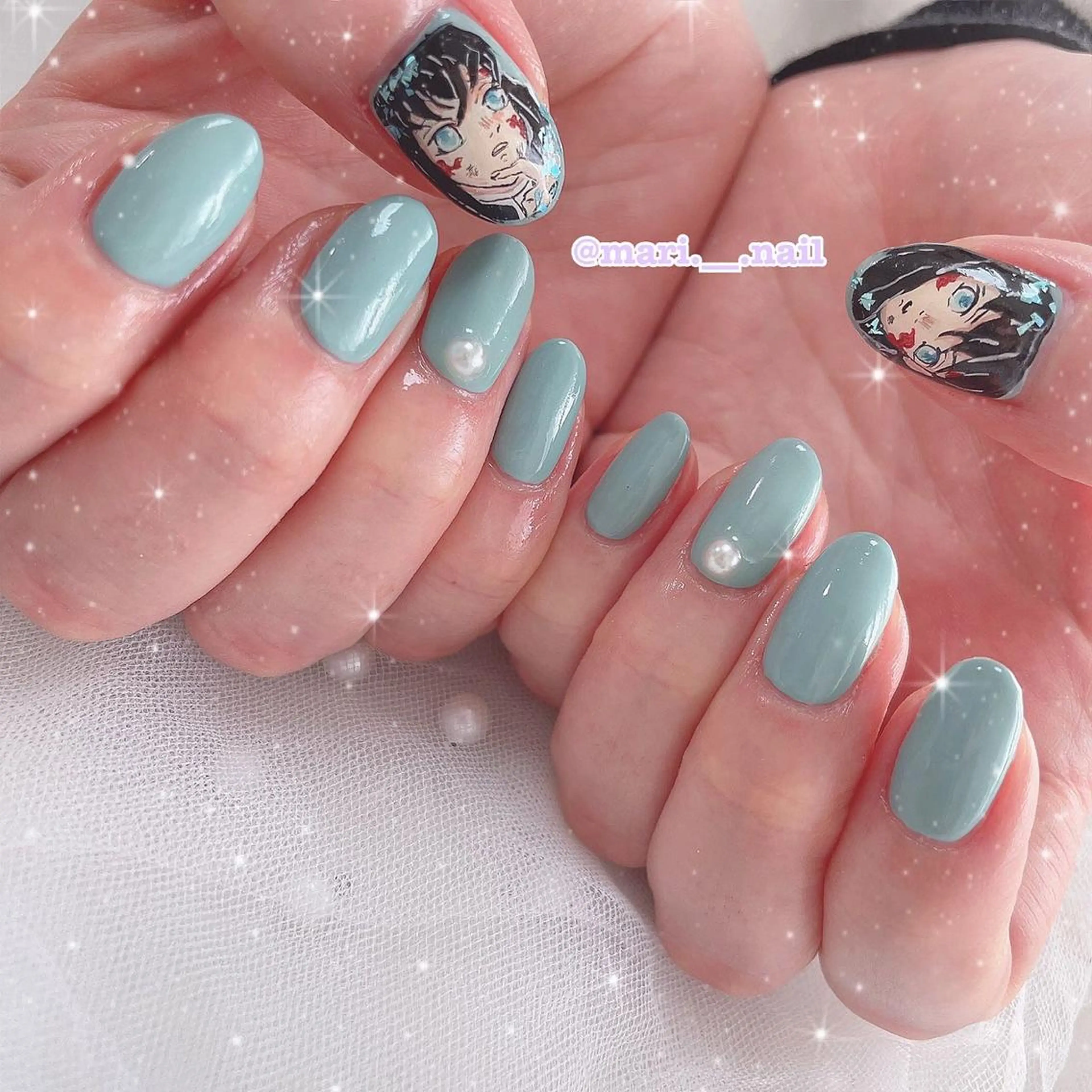 ネイル ハンドネイル 🎀 Mayu 🎀痛ネイルのネイルデザイン