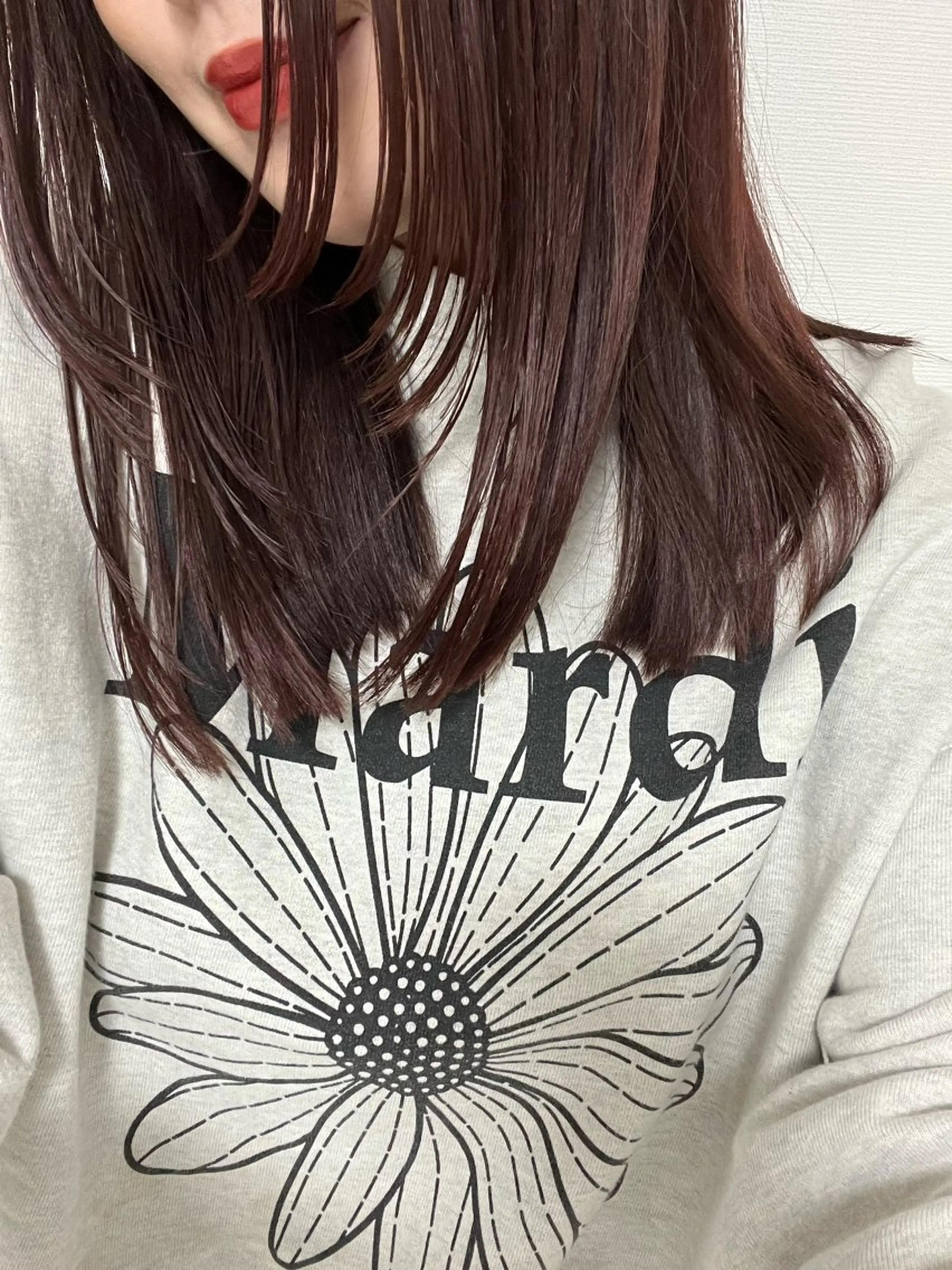 ミディアム カラー 顔まわりレイヤー レイヤーカット 🎀ベージュカラー/ kae🎀のヘアスタイル