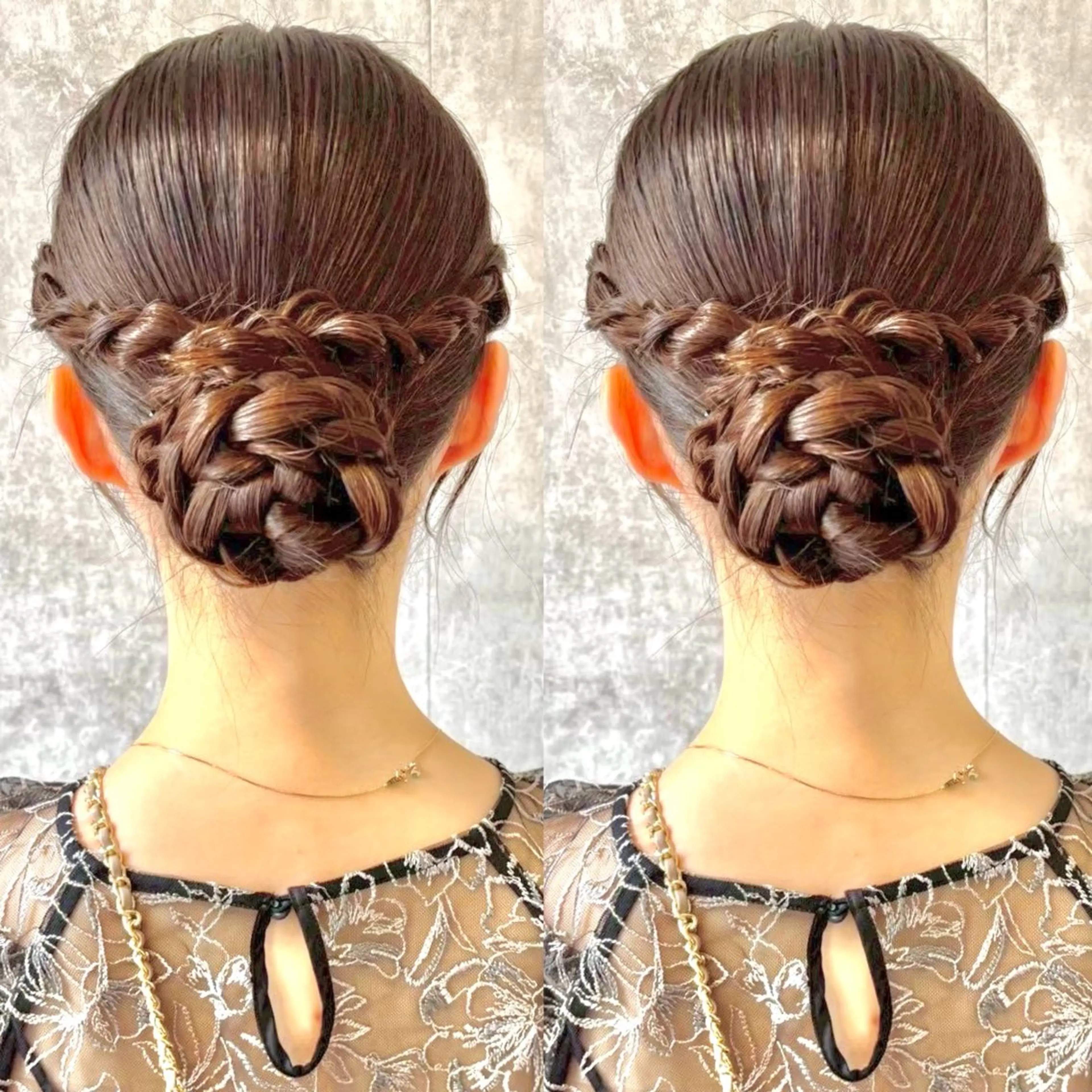 セミロング ヘアアレンジ ヘアセット ヘアメ🎀エクステ 🪽横浜/しほ🧸のヘアスタイル