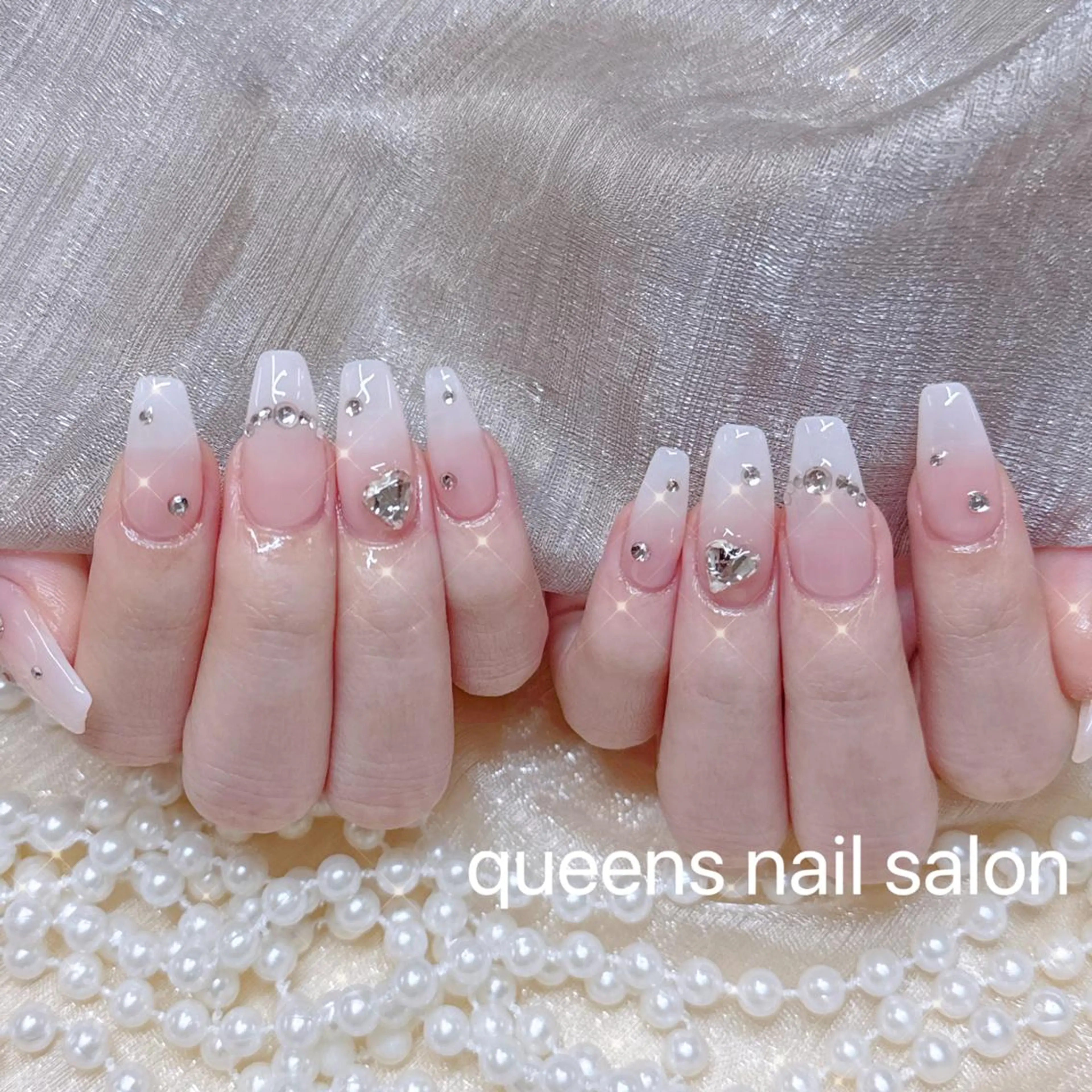 Hand新規ソフトジェルオフ無料ケア込み⭐持ち込みデザインプラチナヤリ放題の写真