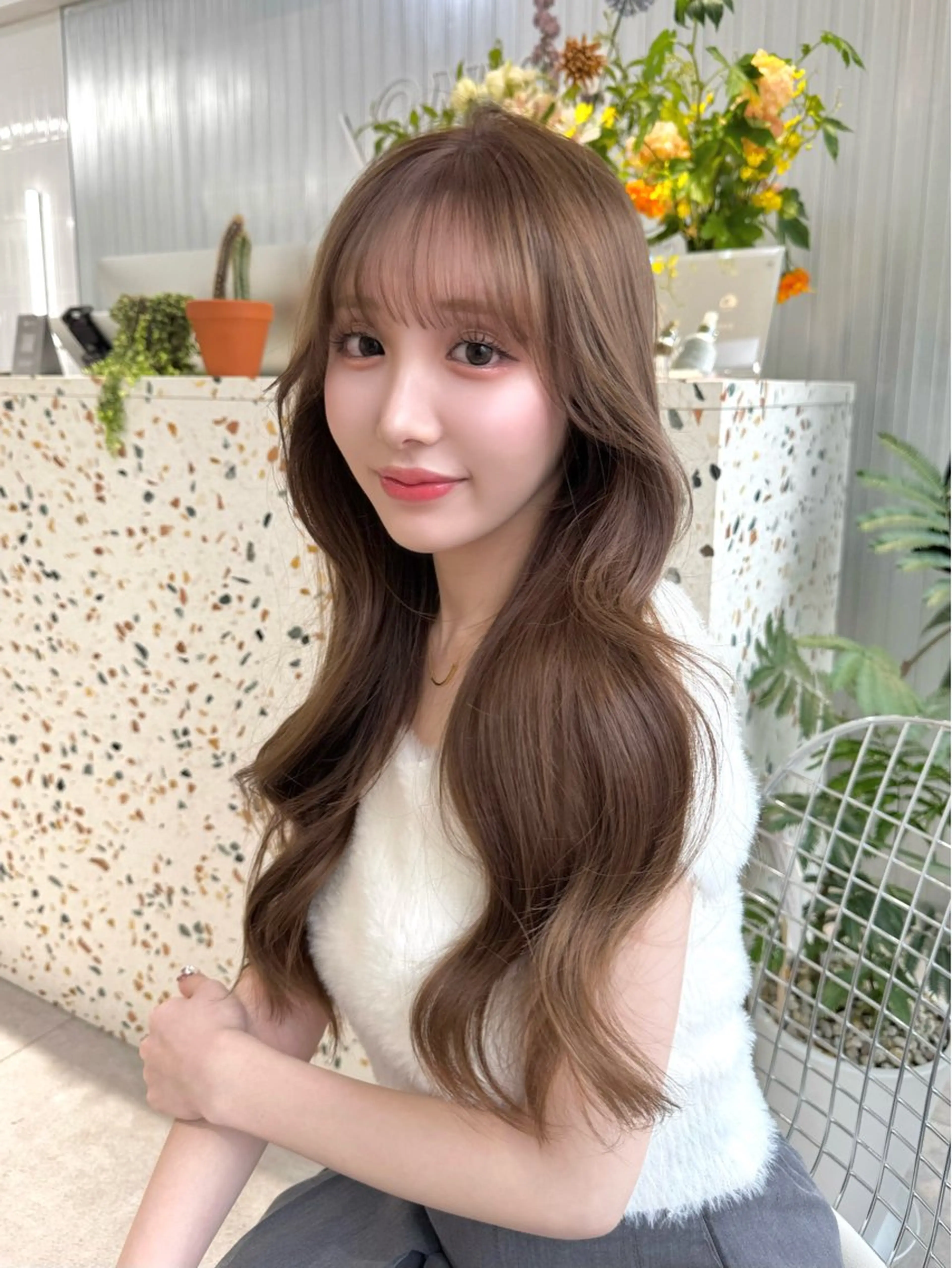 ロング カラー ヘアアレンジ カット ヘアカラー トリートメント ONYX【オニキス】所属・韓国レイヤーカット/ 髪質改善/郷家拓斗のヘアスタイル