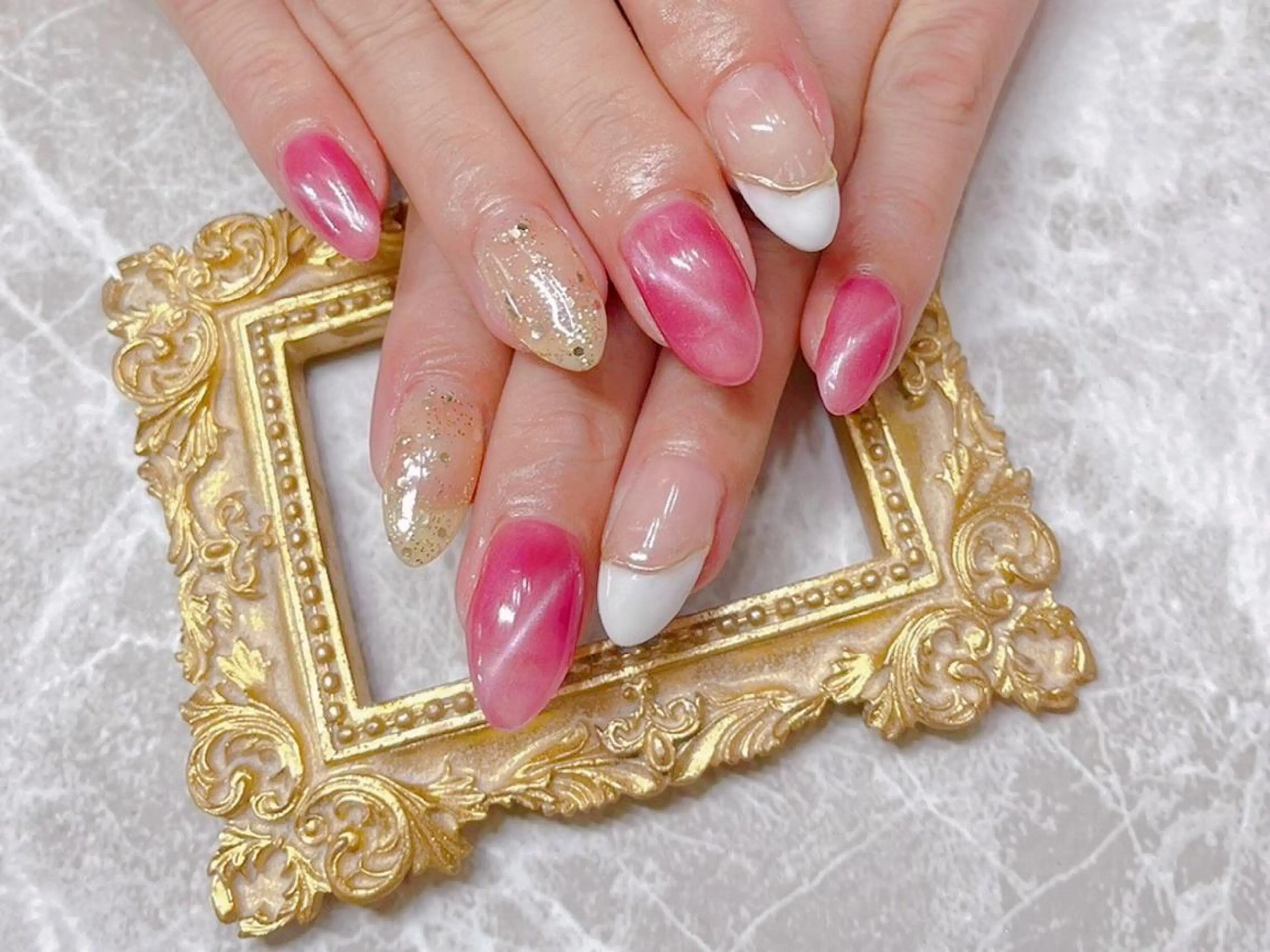 ネイル ハンドネイル マジックミラー所属・マジック ミラーのネイルデザイン