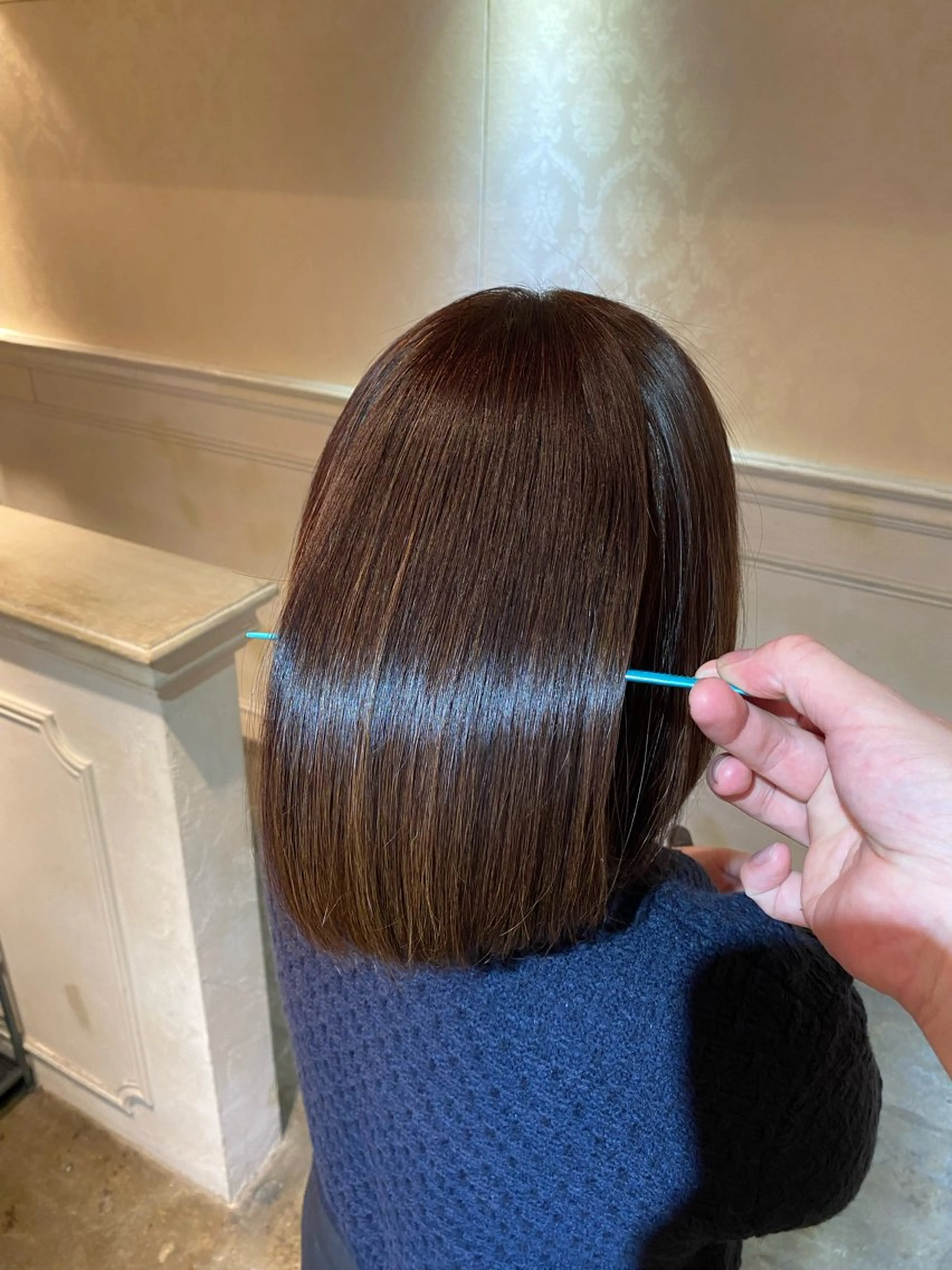 ショート パーマ カット 縮毛矯正 トリートメント 癖毛&ダメージ改善 カット/soyaのヘアスタイル