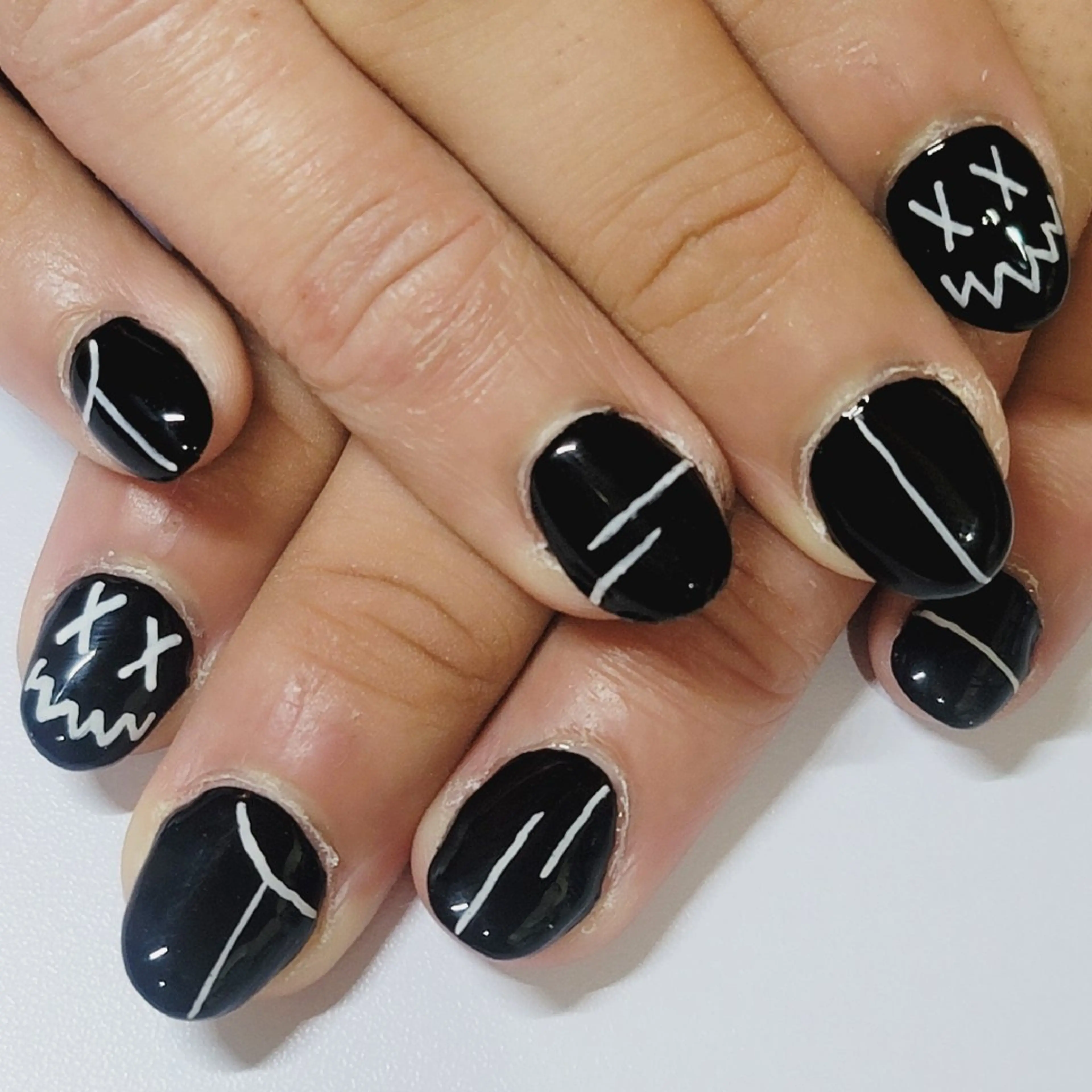 ネイル アートネイル ワンカラーネイル ホワイト ハンドネイル よしだ ひろきのネイルデザイン