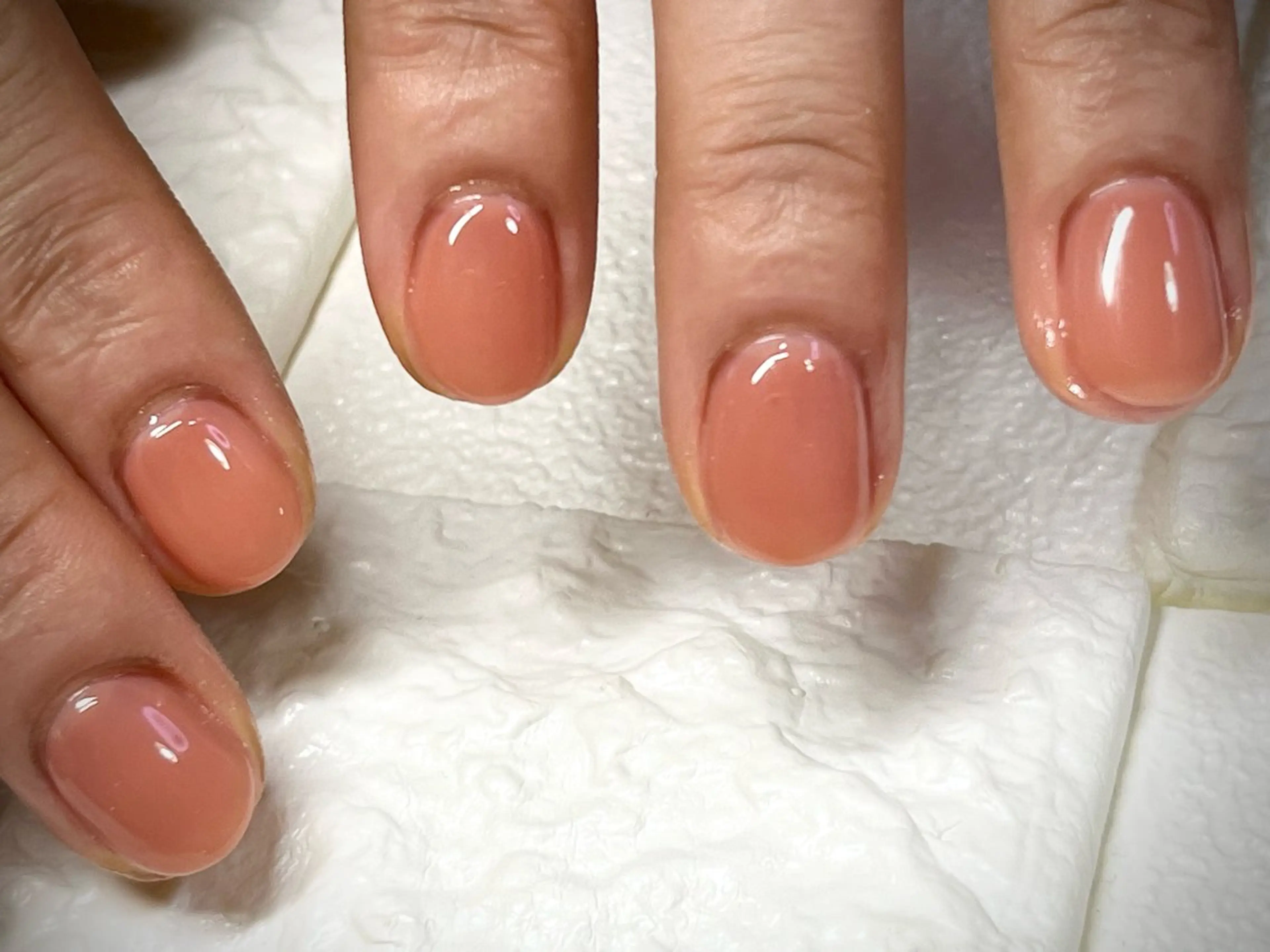 ネイル ワンカラーネイル ハンドネイル まり りぃ〜んのネイルデザイン