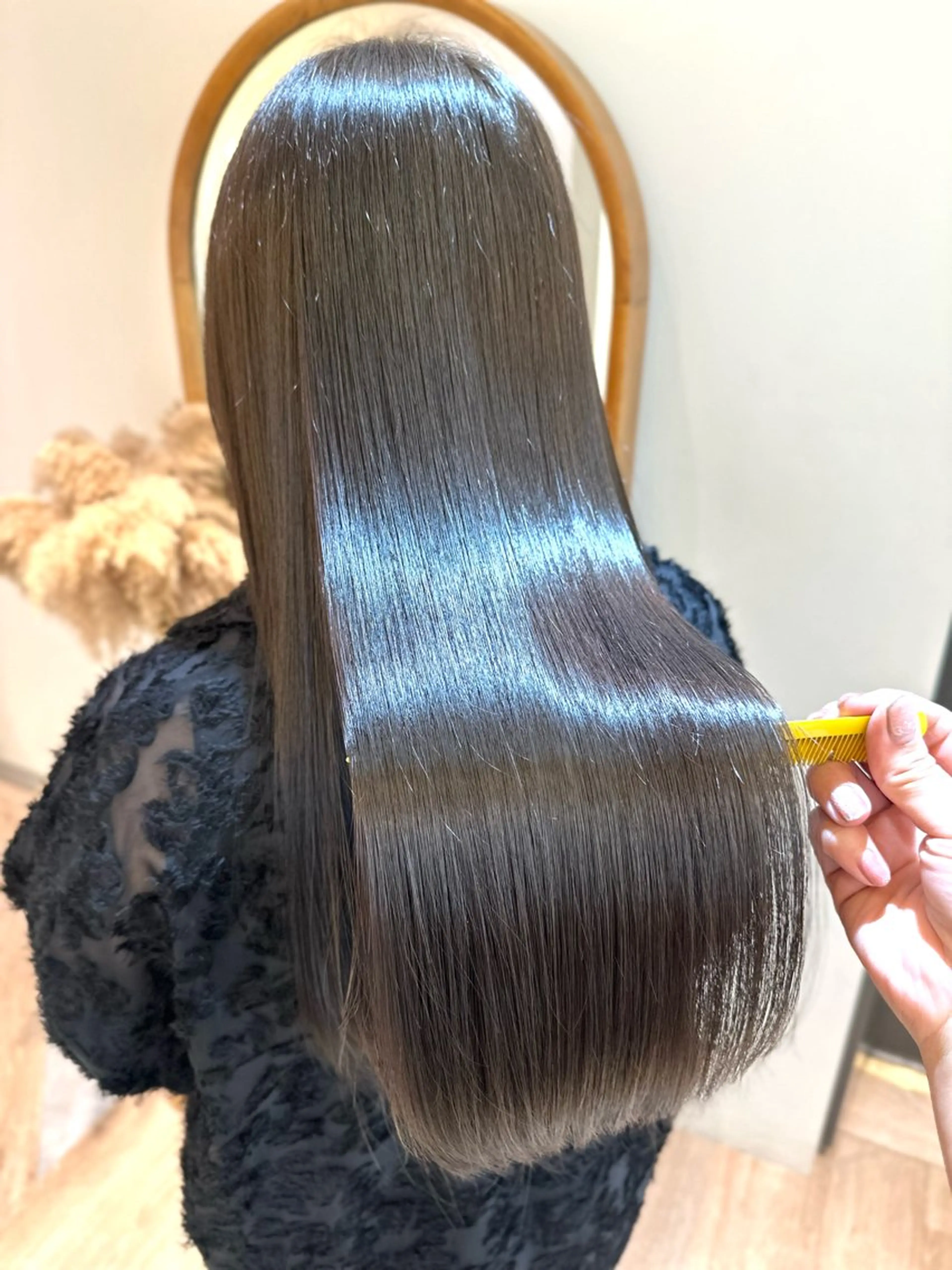 セミロング 髪質改善/縮毛矯正 🌻momokaのヘアスタイル