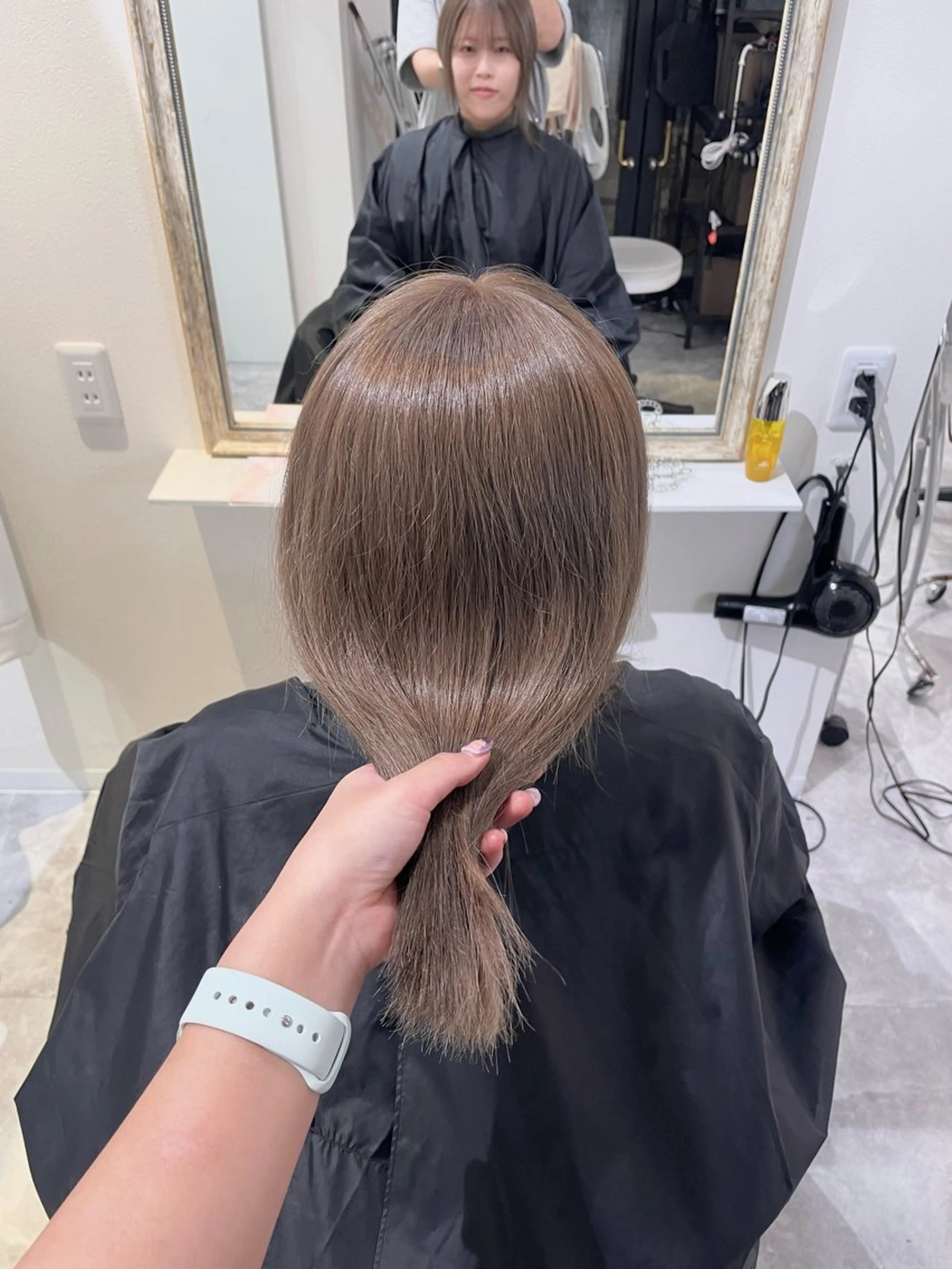 ミディアム カラー ヘアカラー 垢抜け似合わせカラー /梅田 /ayanaのヘアスタイル