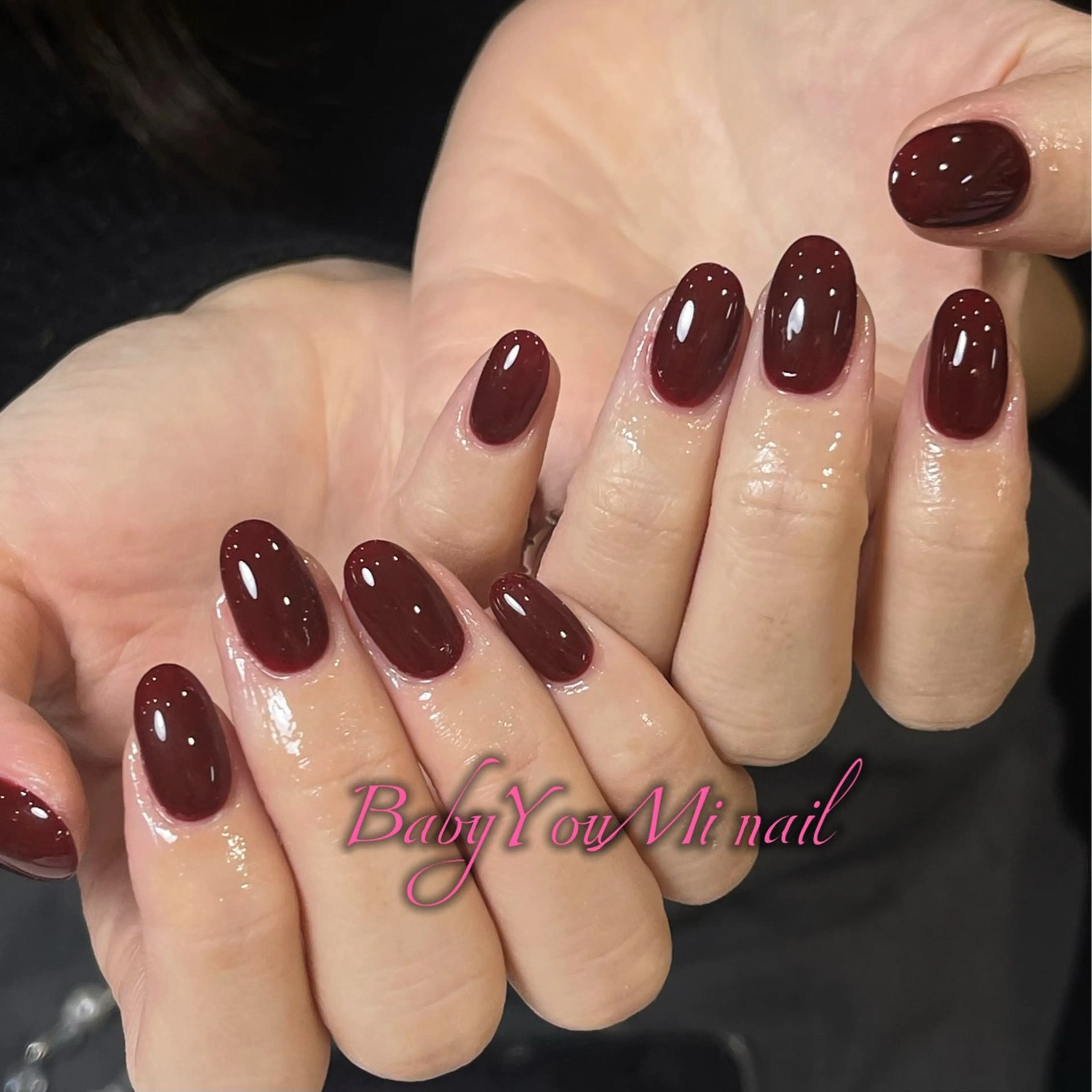 ネイル オーロラネイル フラワーネイル フットネイル フレンチネイル ジェルネイル ハンドネイル BabyYouMi ねねのネイルデザイン