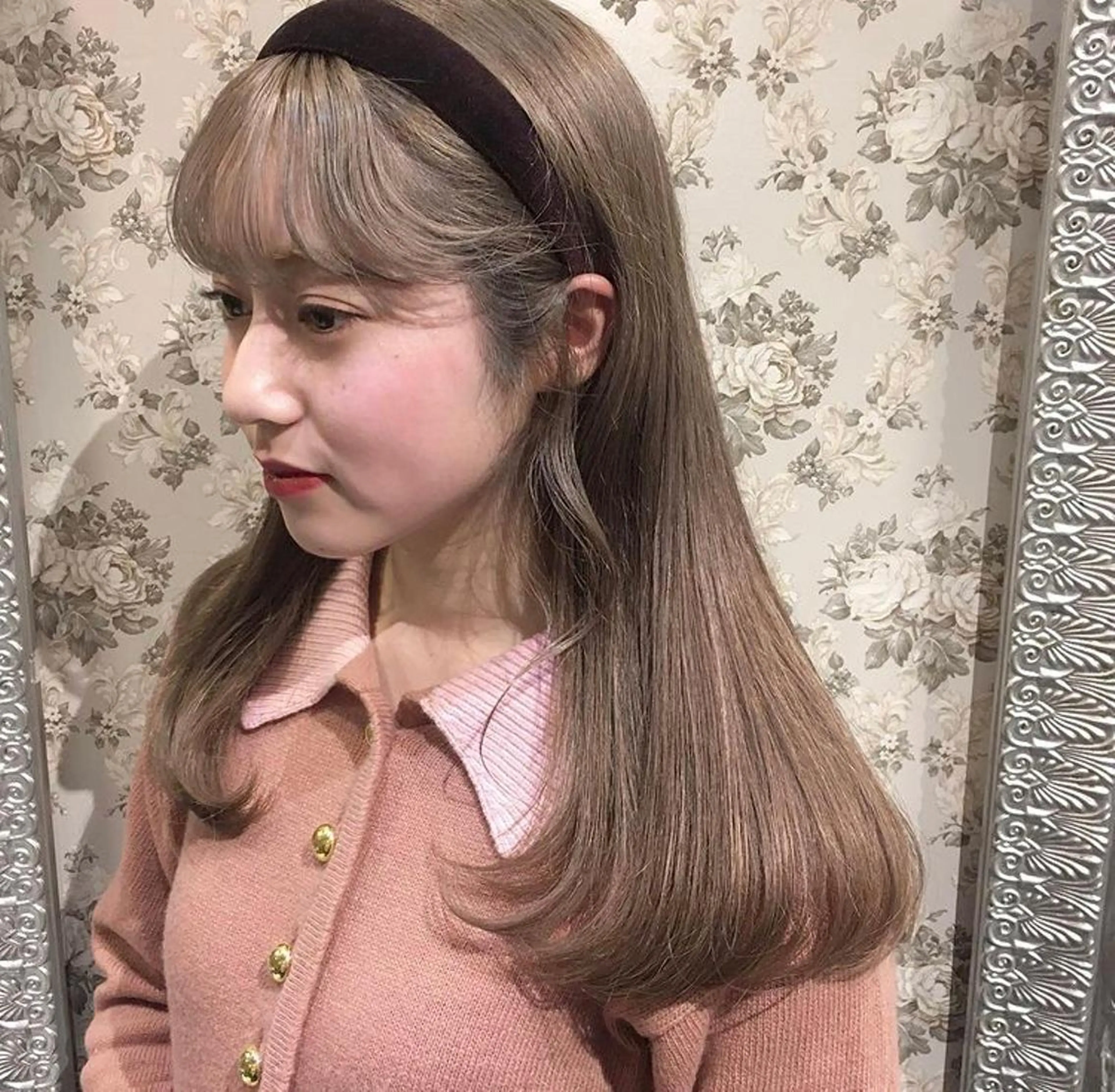 ロング カラー ヘアアレンジ mizu kiのヘアスタイル