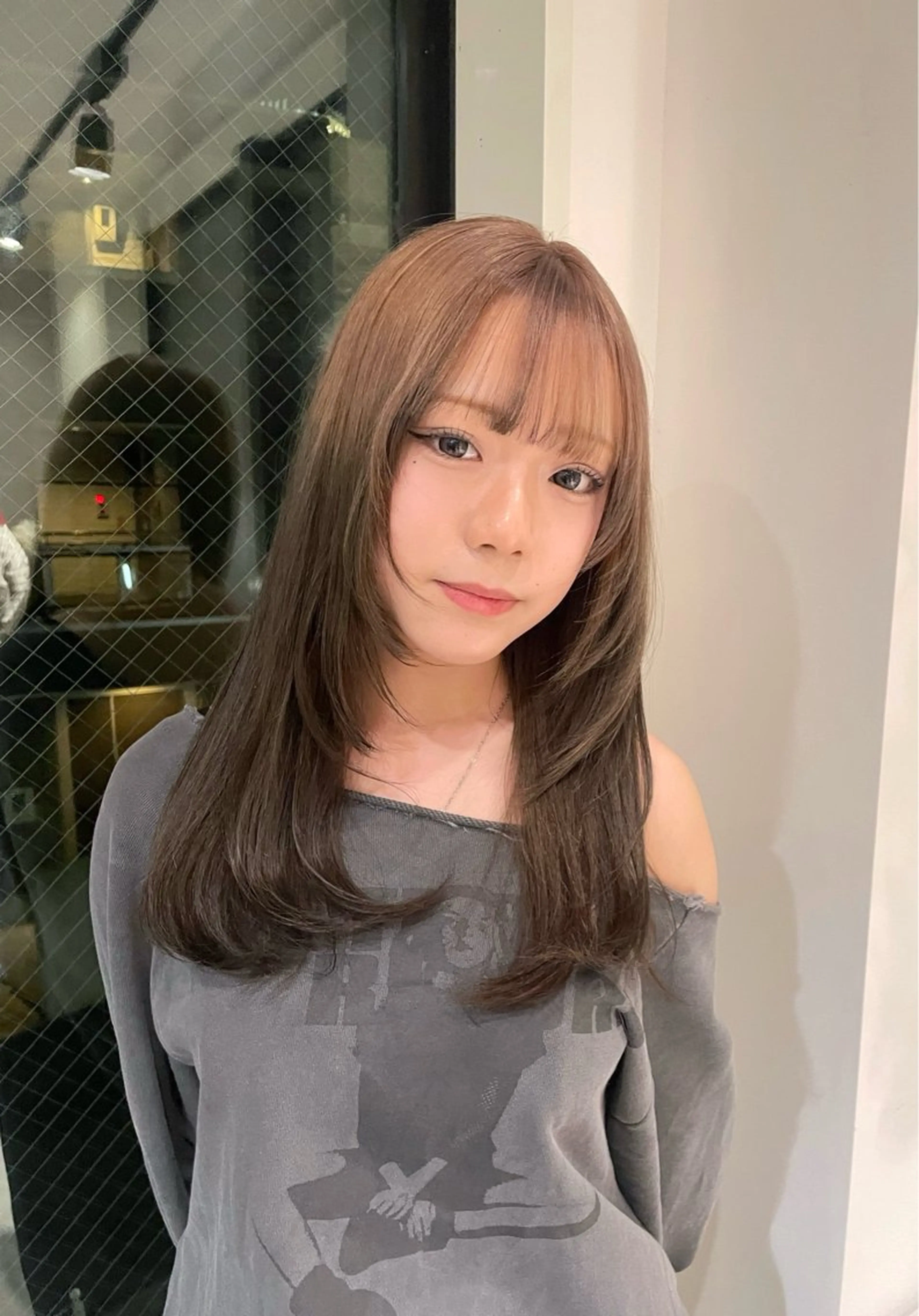 ロング GO TODAY SHAiRE SALON 原宿本店所属・REINA/ブリーチ /ハイトーン/原宿のヘアスタイル