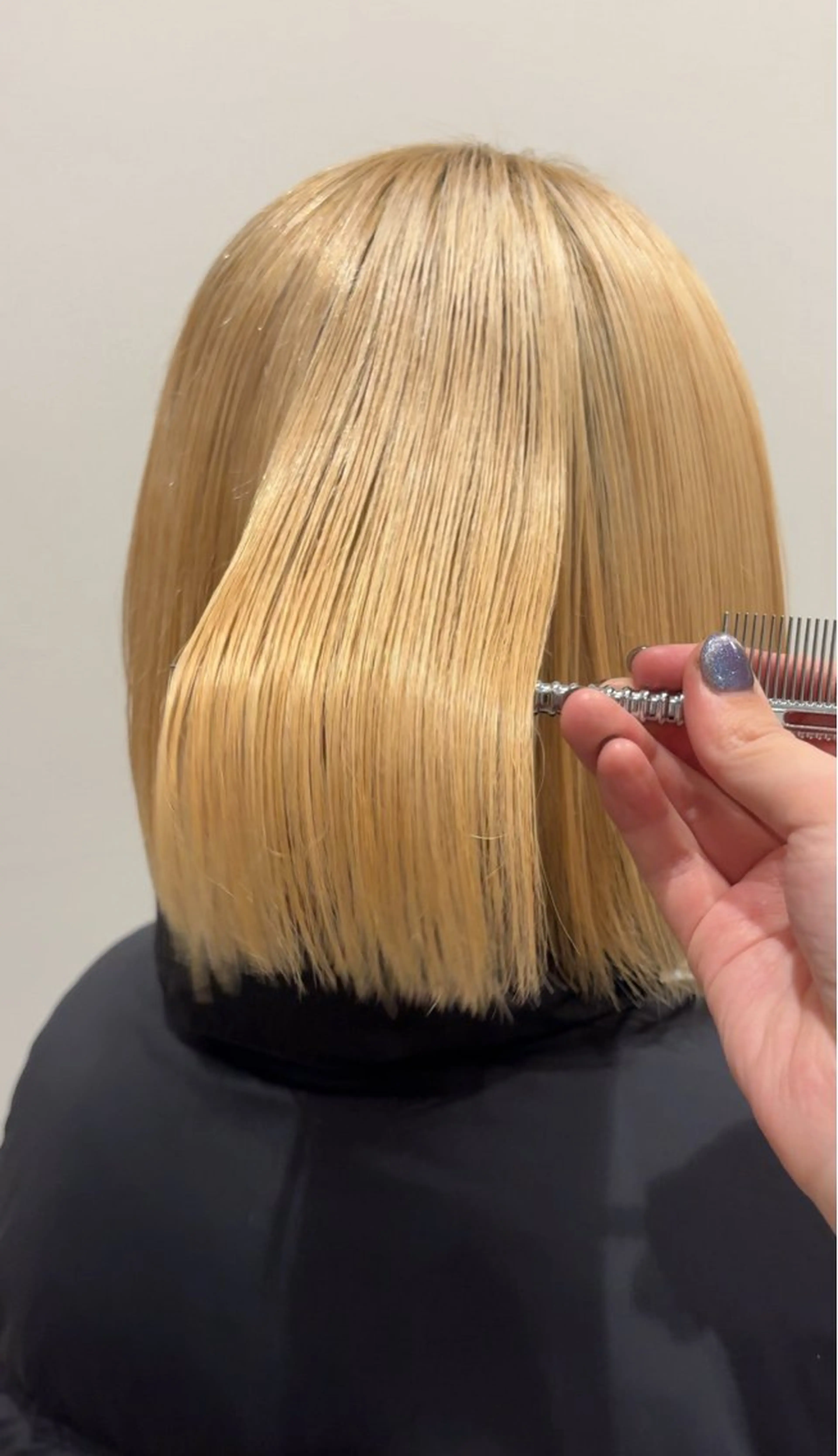 ミディアム カット ヘアカラー トリートメント 艶髪カラー💙ྀི/ アイ兼任👀/ミナルのヘアスタイル