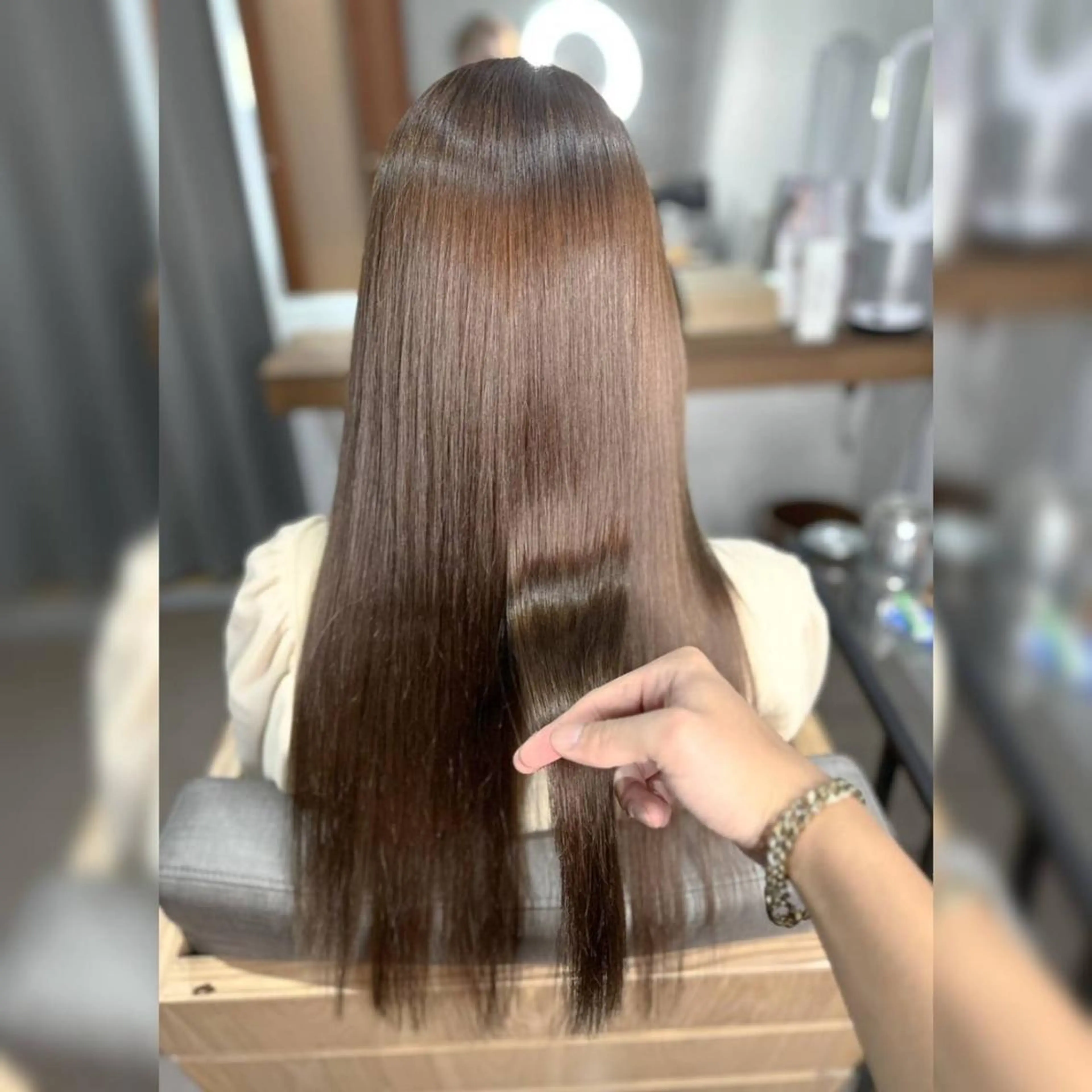 ミディアム エクステ KANA🎀ワンホン ネイル🤍当日予約○のネイルデザイン