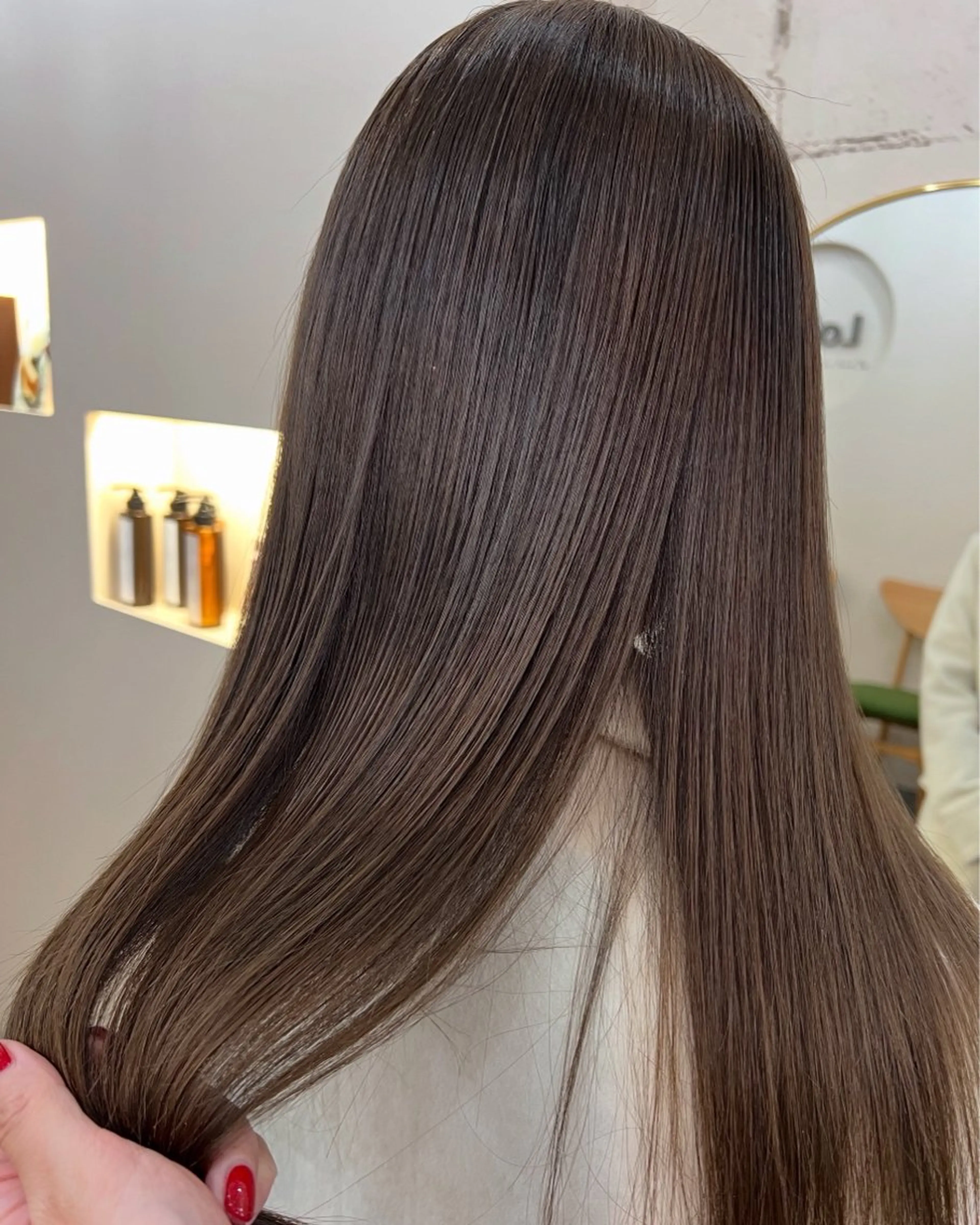 ロング カラー サラツヤ縮毛矯正✨ モデル募集(藤野)のヘアスタイル